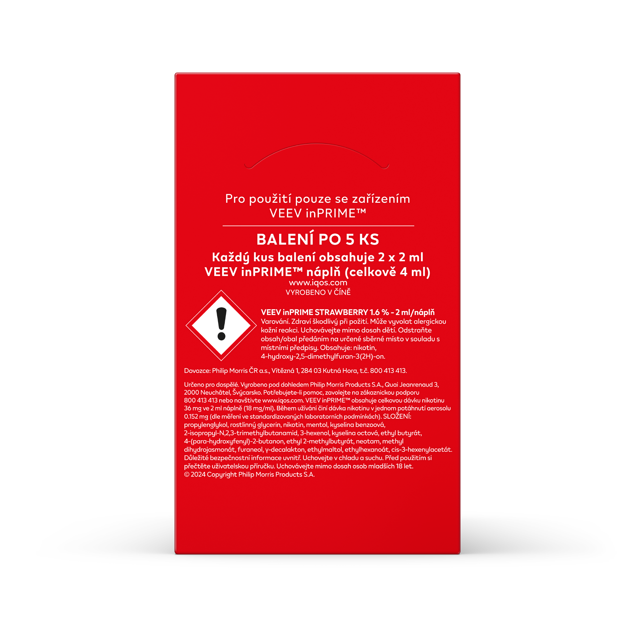 VEEV INPRIME NÁPLNĚ STRAWBERRY (karton) (Strawberry)