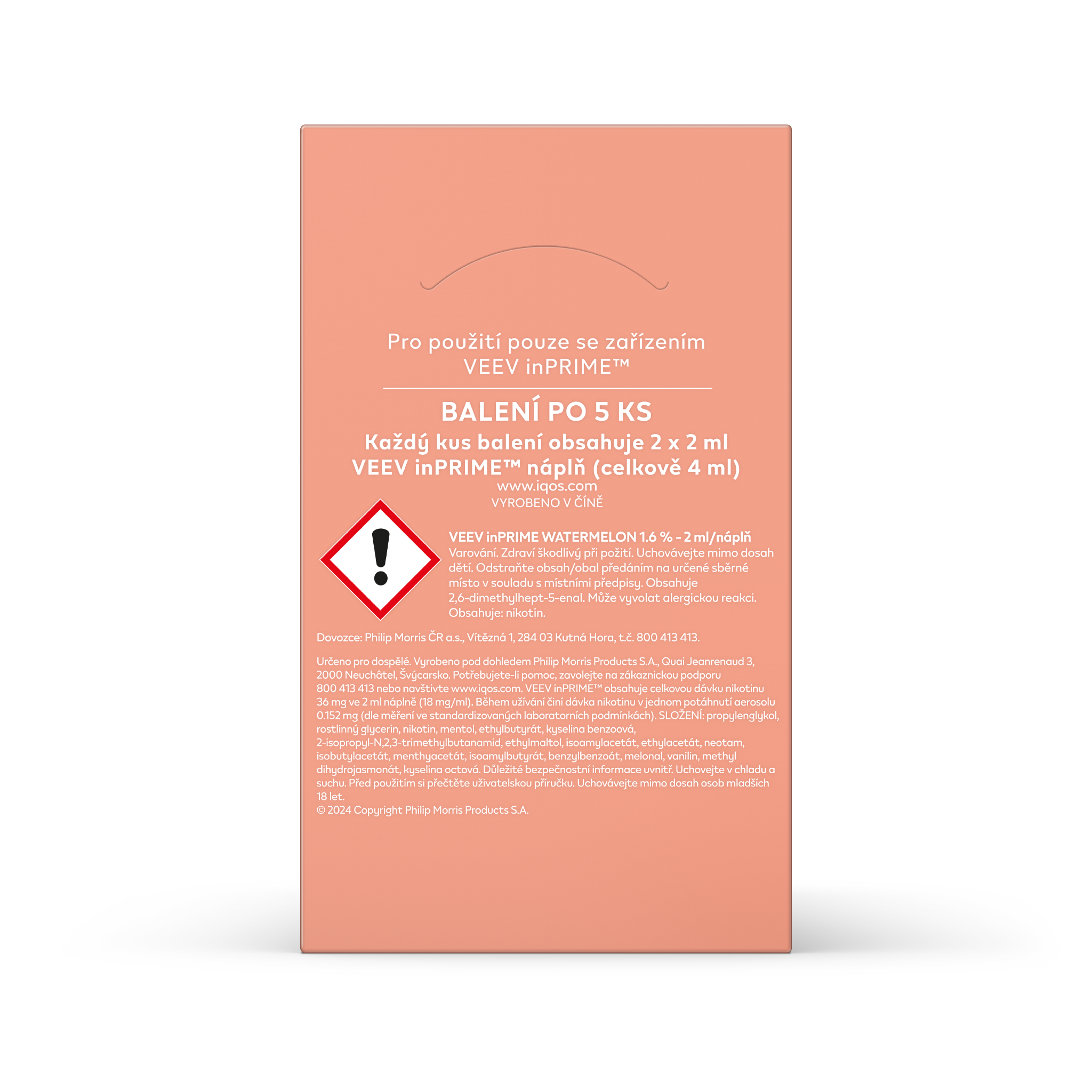 VEEV INPRIME NÁPLNĚ WATERMELON (karton) (Watermelon)