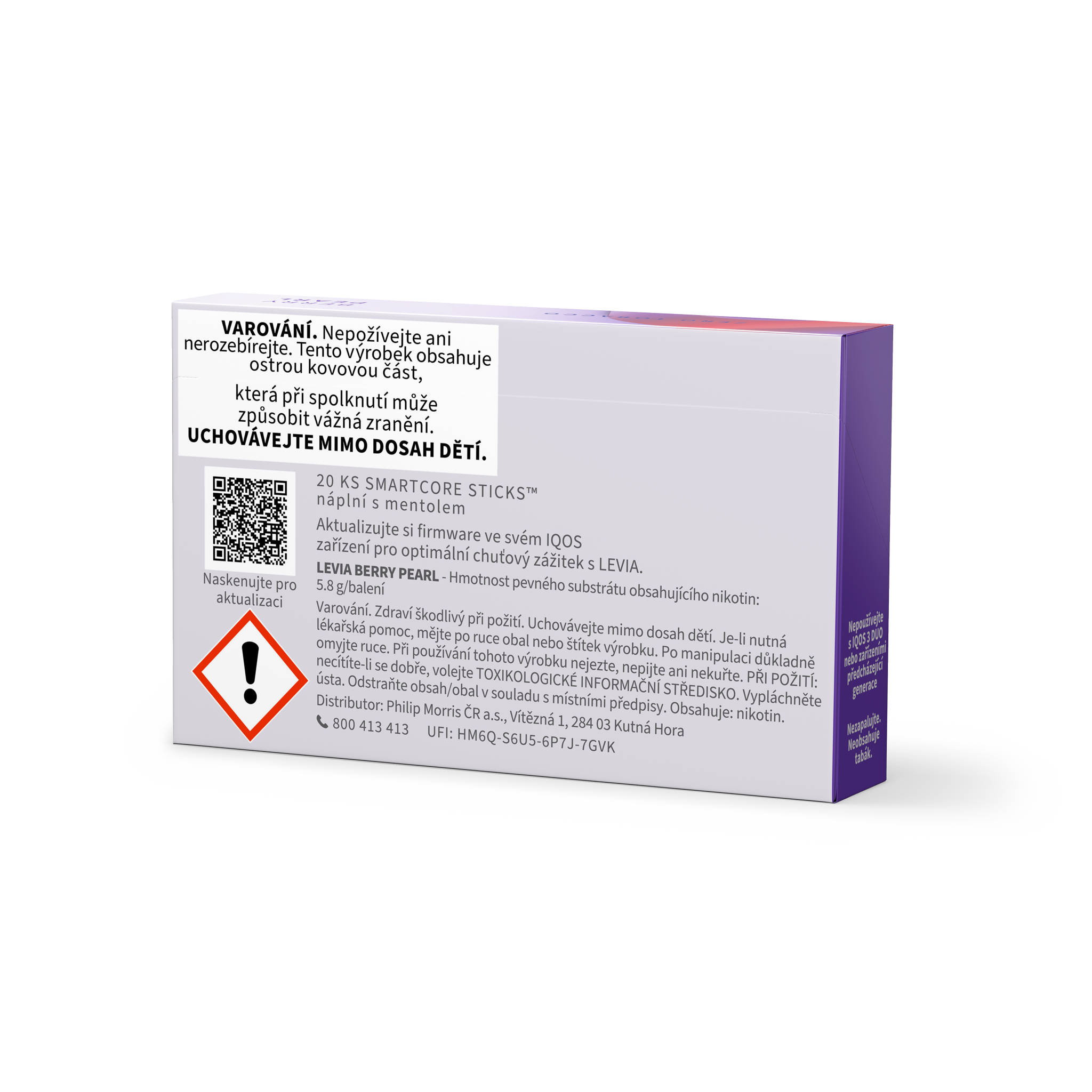 LEVIA BERRY PEARL (krabička) (Blueberry with Strawberry Pearl)