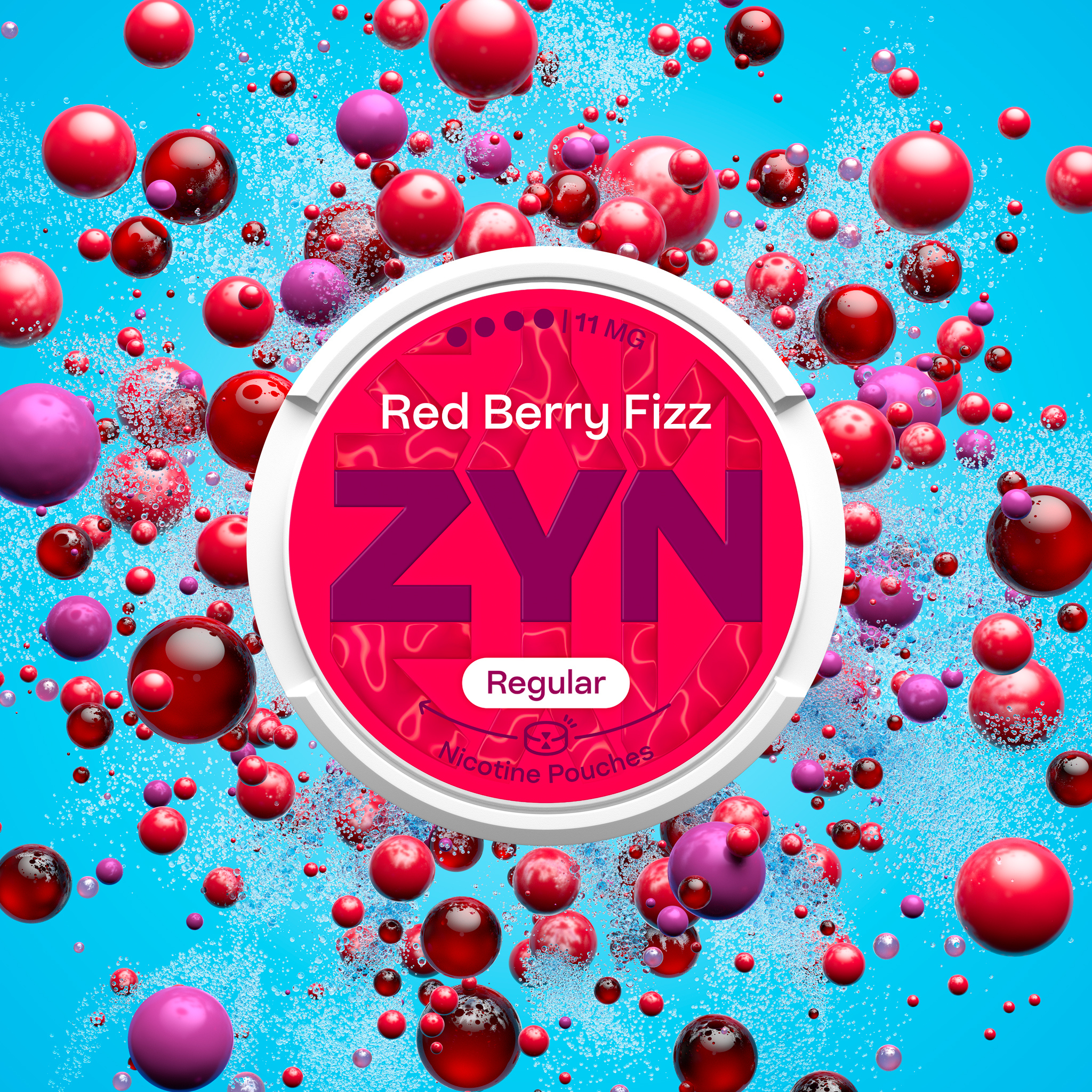 ZYN RED BERRY FIZZ 11 MG (krabička) (Red Berries)