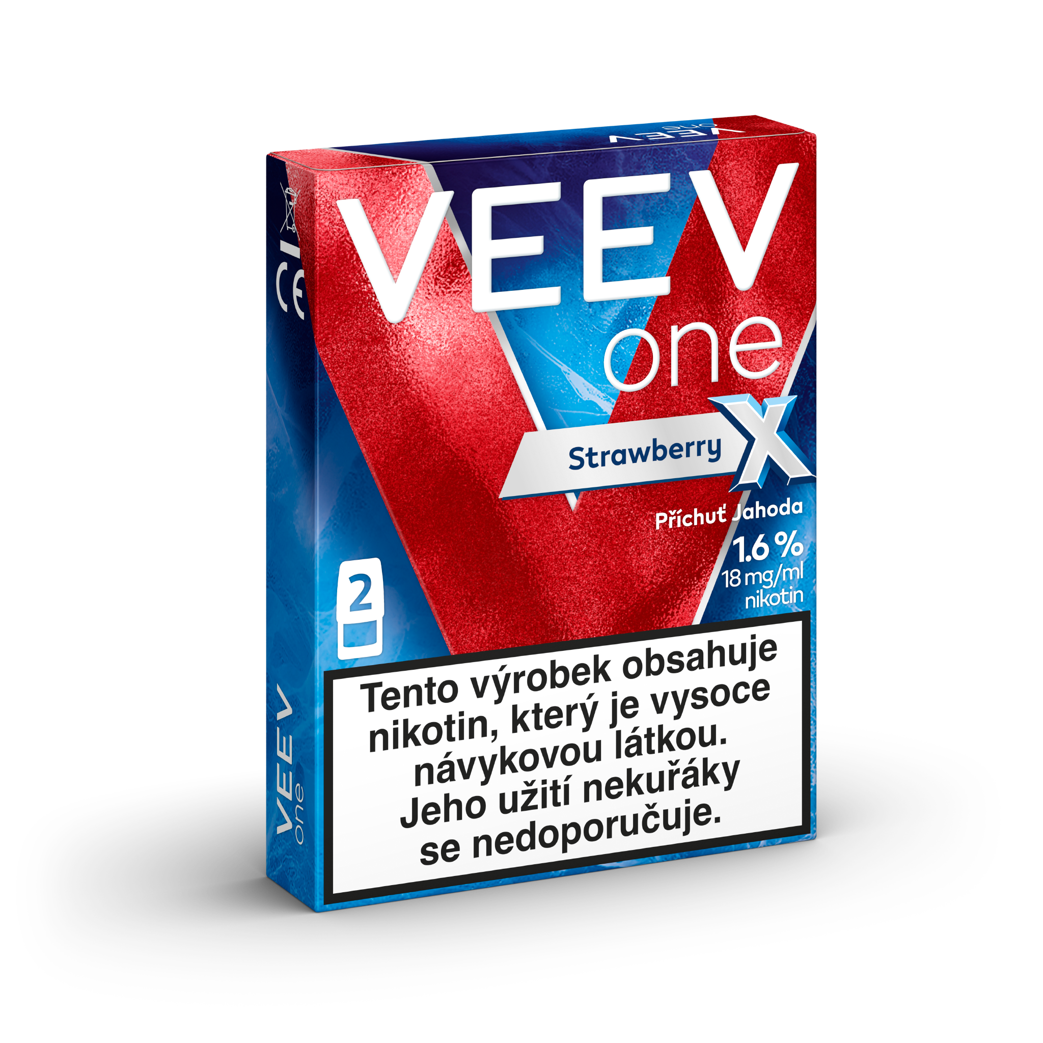 VEEV ONE NÁPLNĚ STRAWBERRY X (krabička) (Strawberry X)