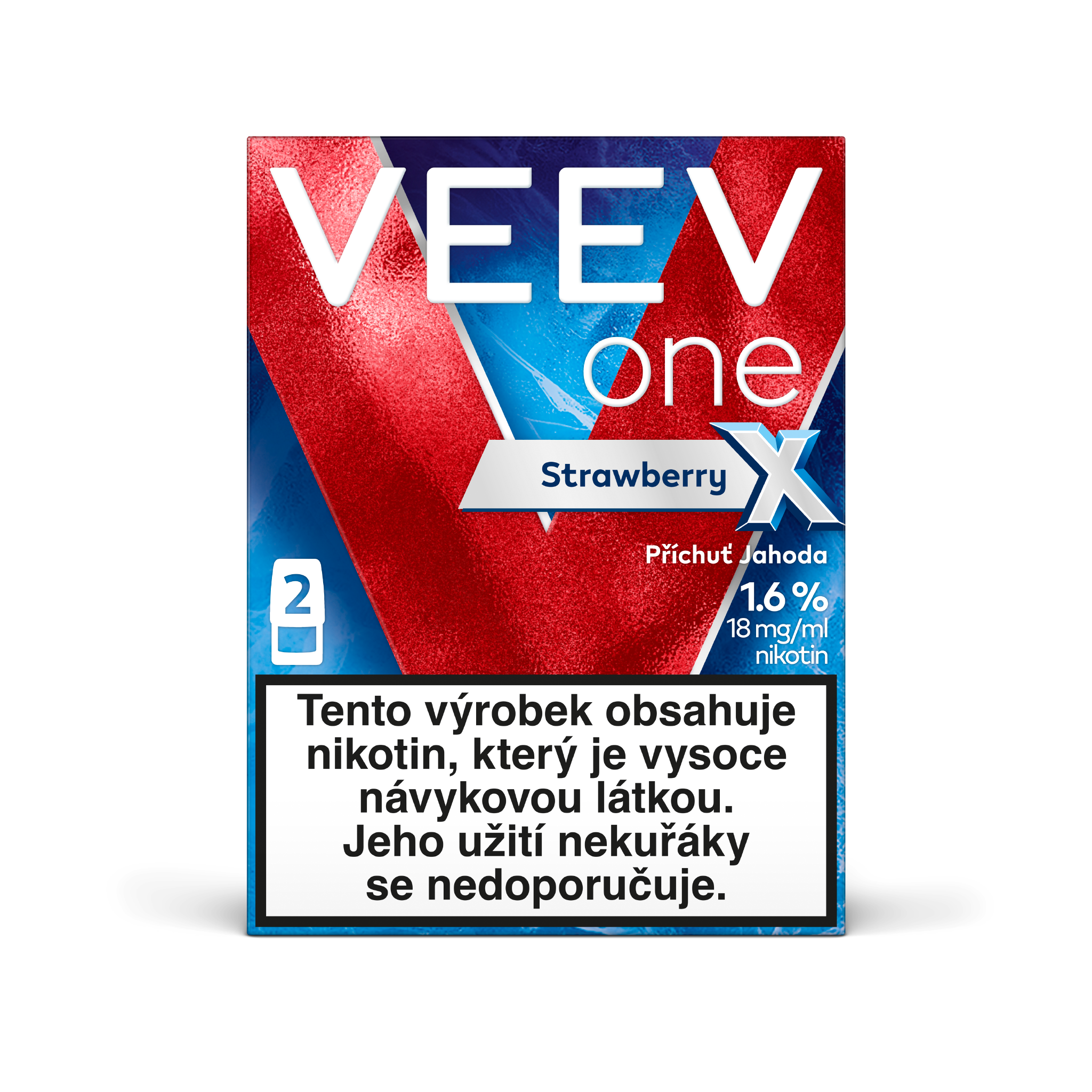 VEEV ONE NÁPLNĚ STRAWBERRY X (krabička) (Strawberry X)