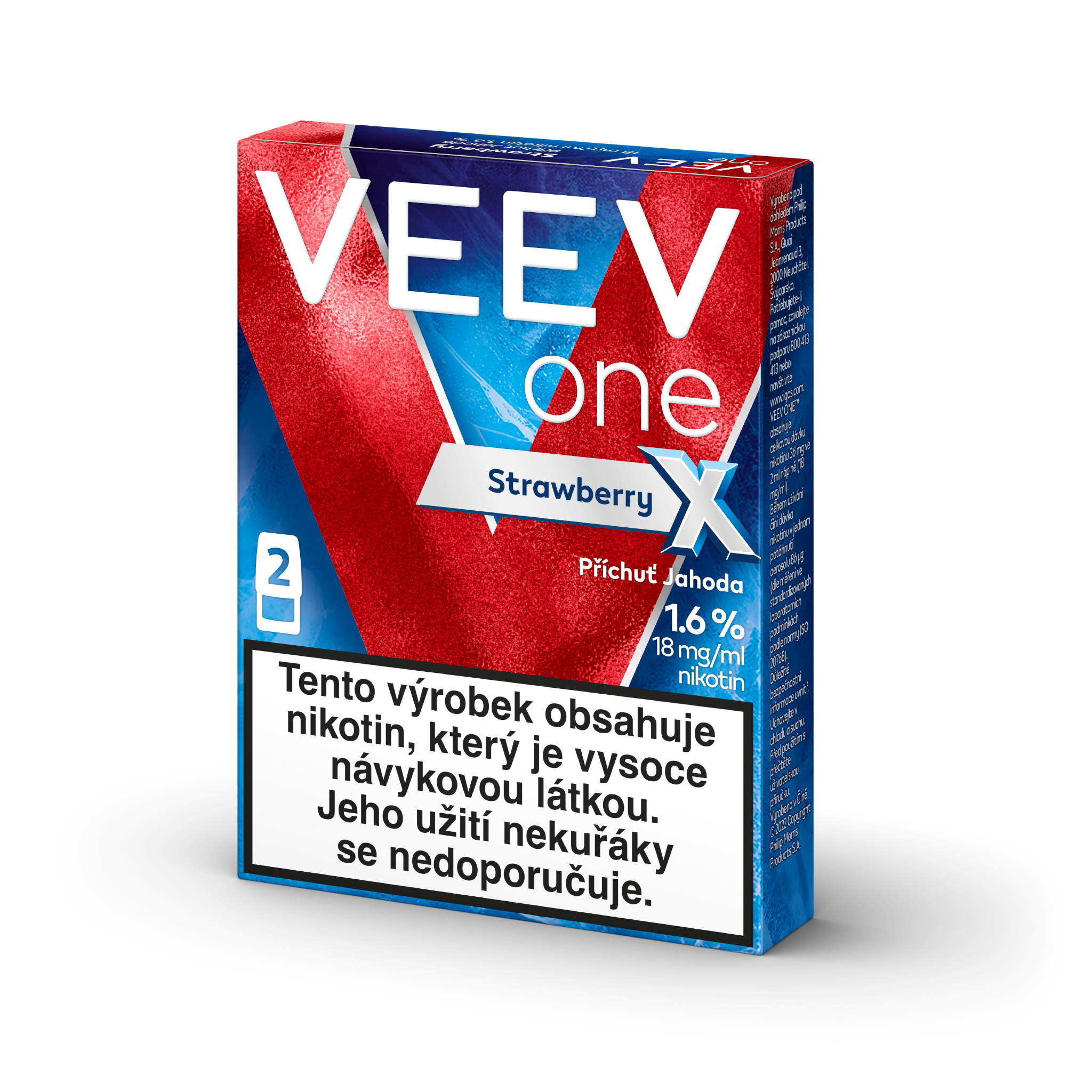 VEEV ONE NÁPLNĚ STRAWBERRY X (krabička) (Strawberry X)