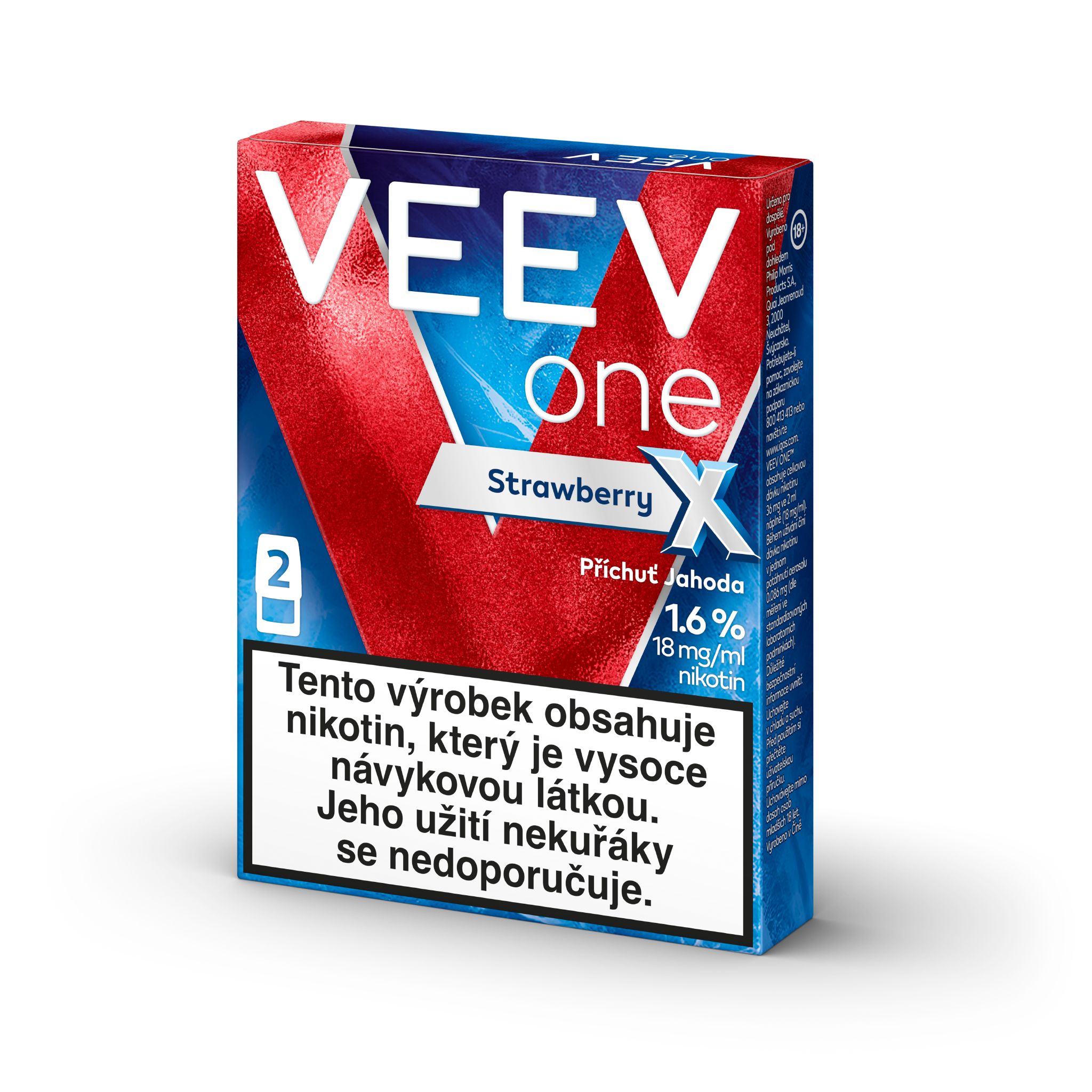 VEEV ONE NÁPLNĚ STRAWBERRY X (krabička) (Strawberry X)