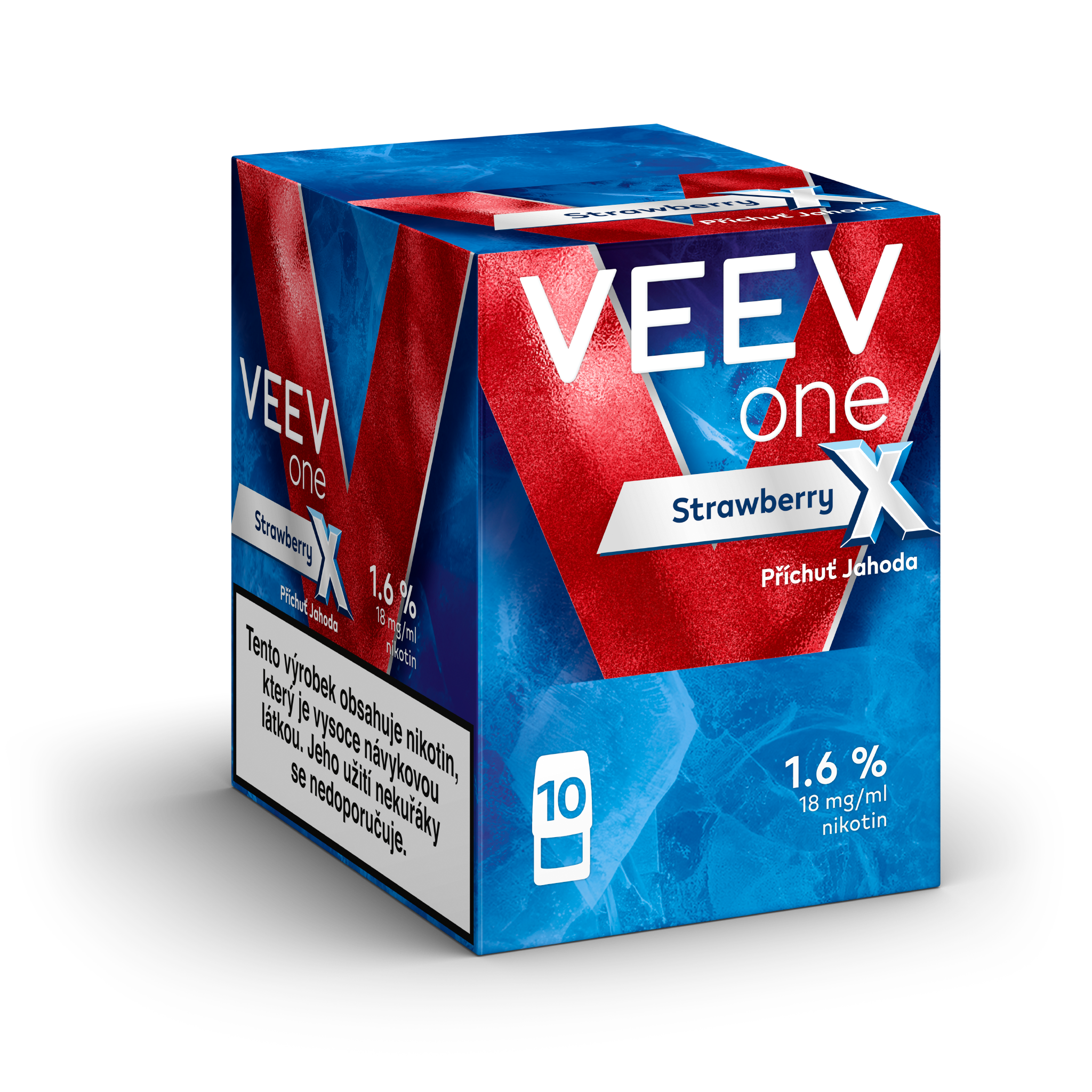 VEEV ONE NÁPLNĚ STRAWBERRY X (karton) (Strawberry X)