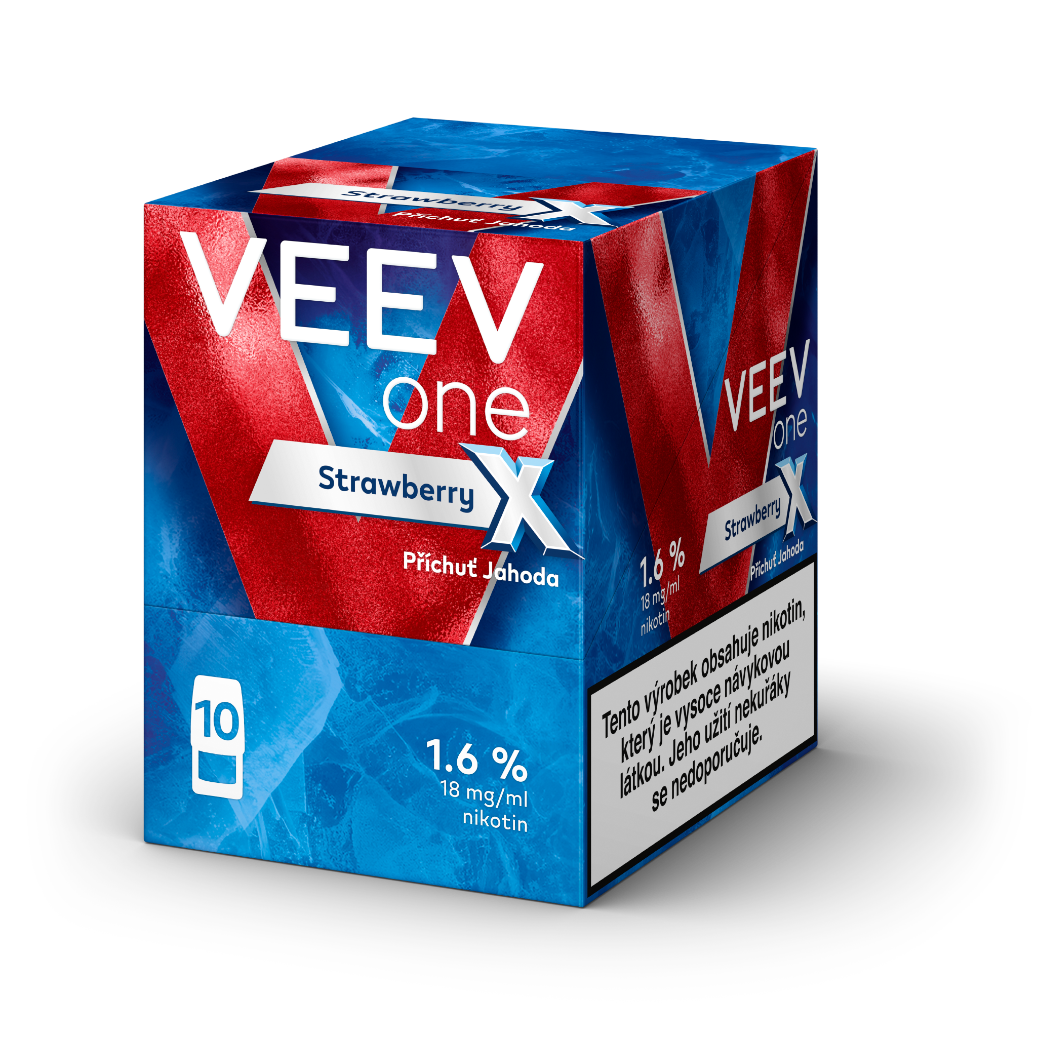 VEEV ONE NÁPLNĚ STRAWBERRY X (karton) (Strawberry X)