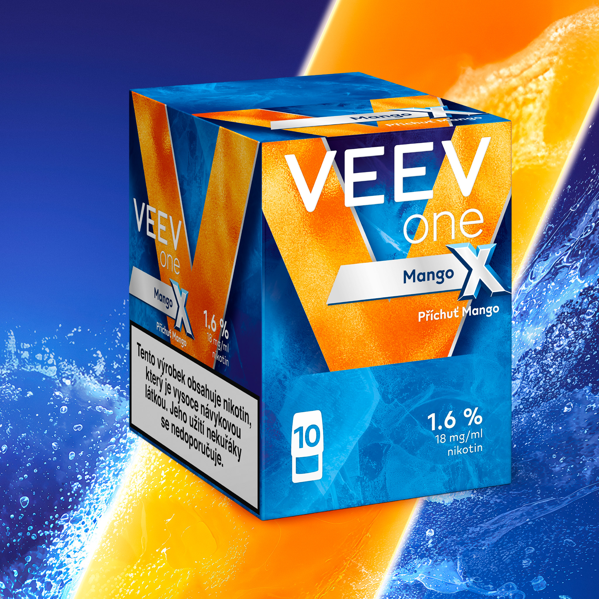 VEEV ONE NÁPLNĚ Mango X (karton) (Mango X)