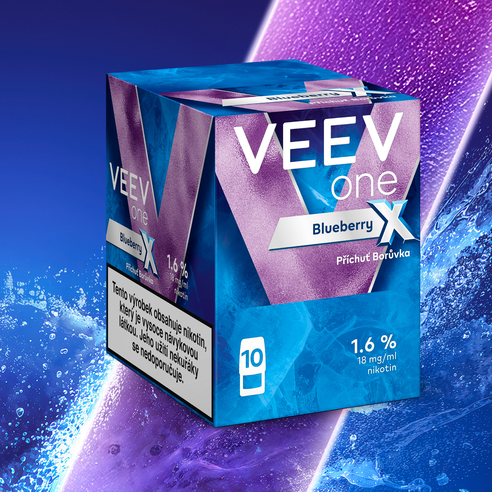 VEEV ONE NÁPLNĚ Blueberry X (karton) (Blueberry X)