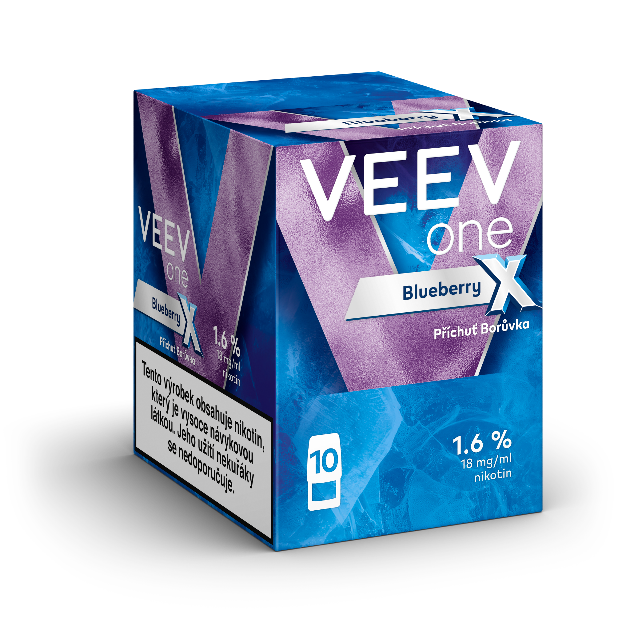 VEEV ONE NÁPLNĚ Blueberry X (karton) (Blueberry X)