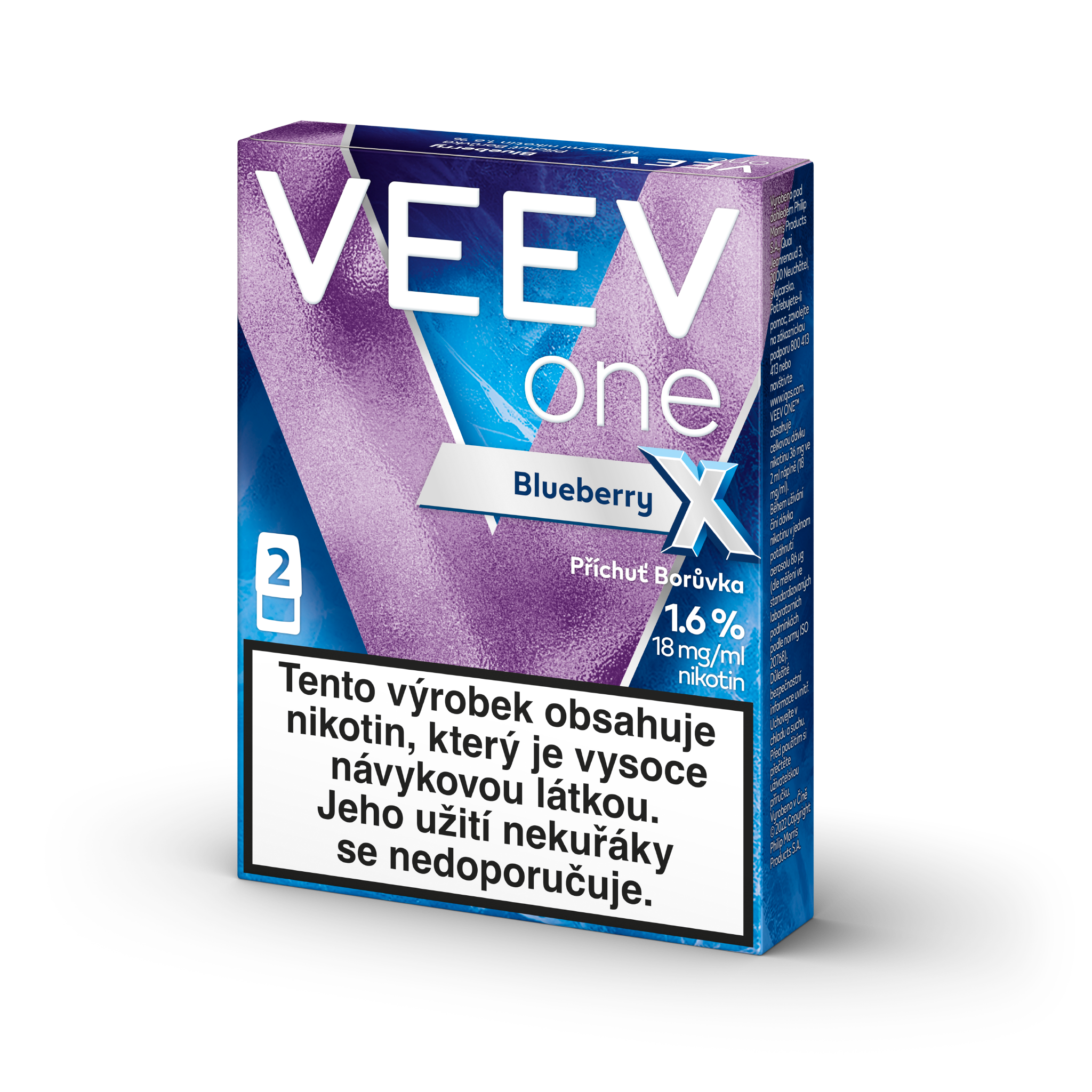 VEEV ONE NÁPLNĚ Blueberry X (krabička) (Blueberry X)