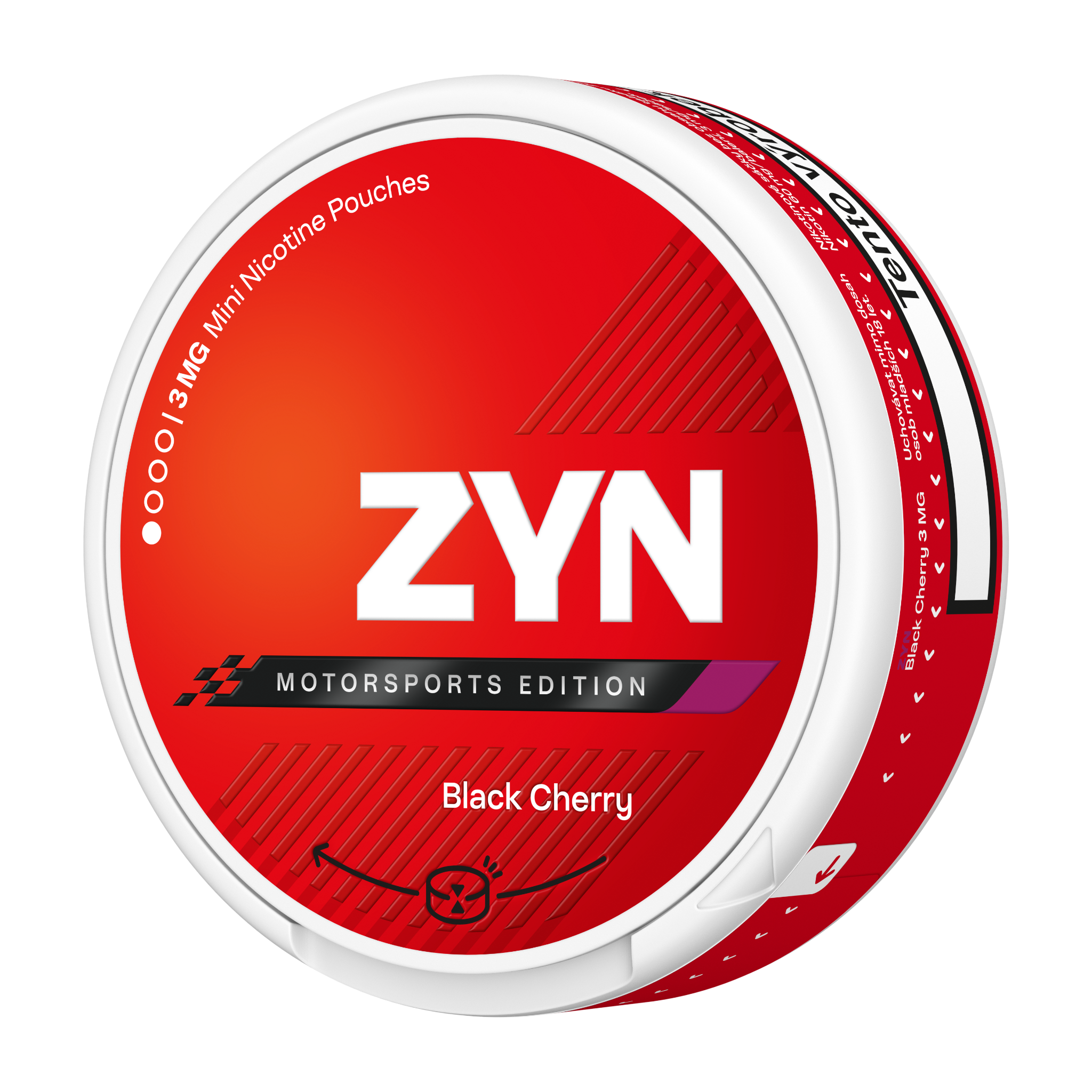 ZYN BLACK CHERRY 3 MG - MOTORSPORTS EDICE (krabička) (Zyn Black Cherry)