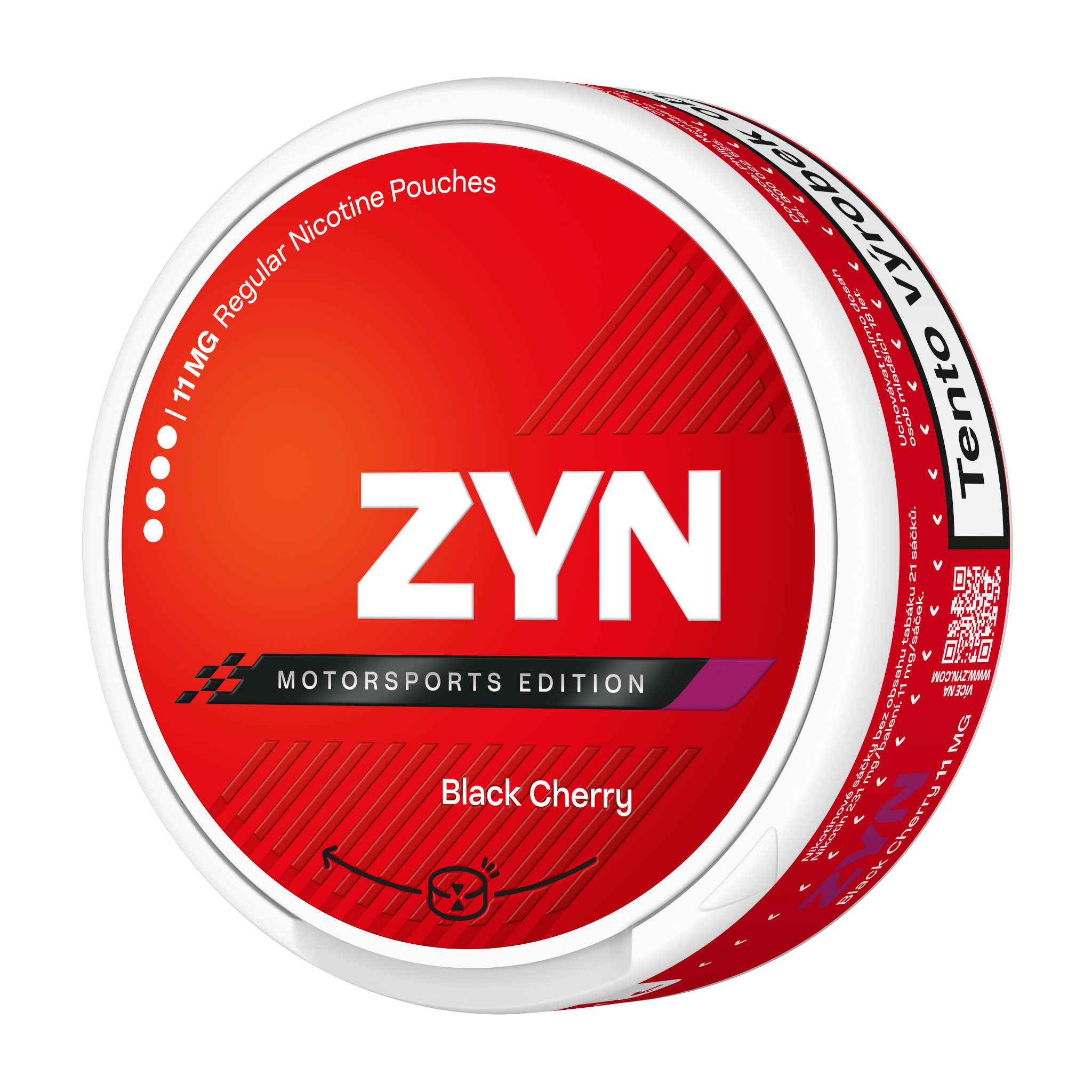 ZYN BLACK CHERRY 11 MG - MOTORSPORTS EDICE (krabička) (Zyn Black Cherry)