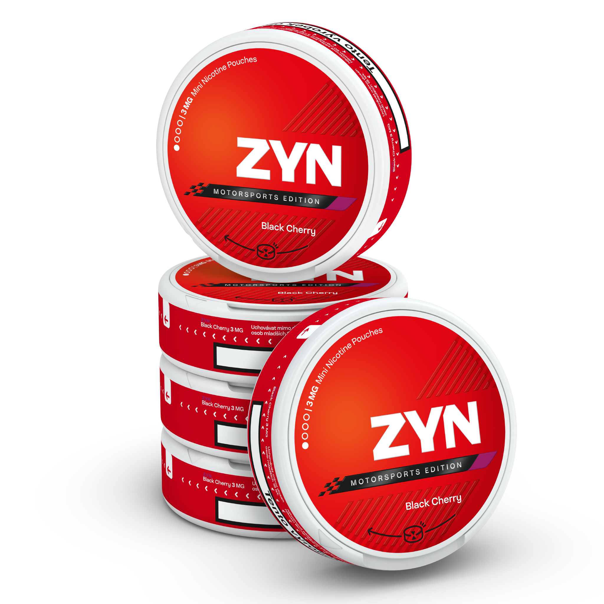 ZYN BLACK CHERRY 3 MG - MOTORSPORTS EDICE (karton) (Zyn Black Cherry)