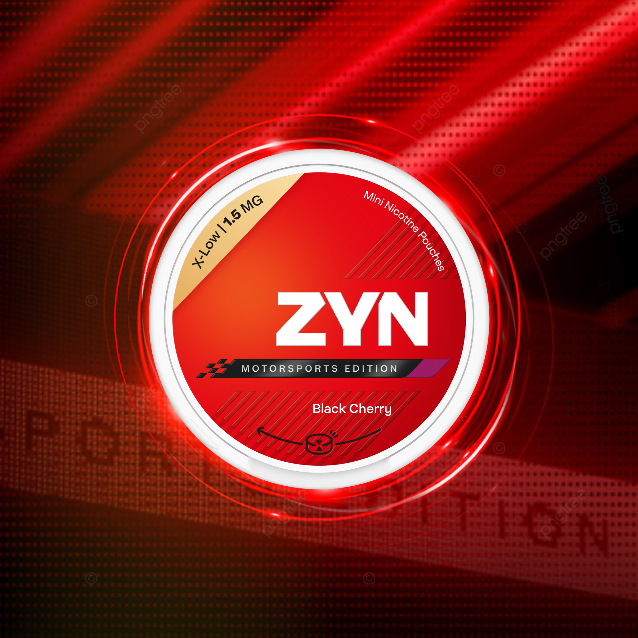 ZYN BLACK CHERRY 1.5 MG - MOTORSPORTS EDICE (krabička) (Zyn Black Cherry)