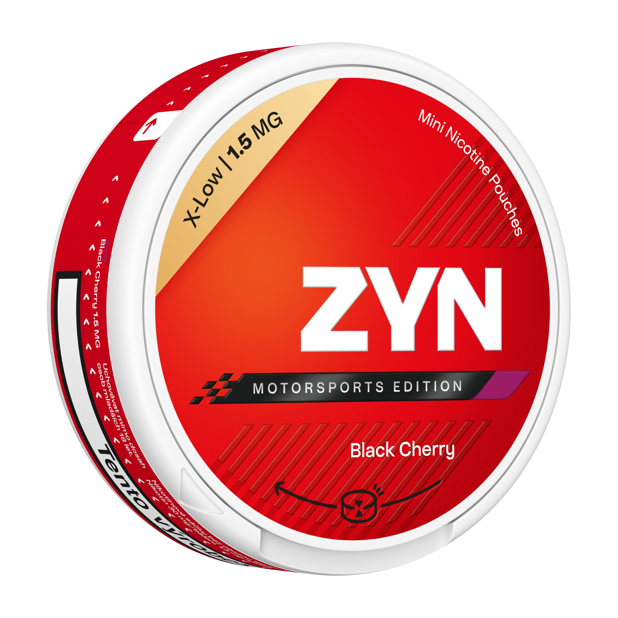 ZYN BLACK CHERRY 1.5 MG - MOTORSPORTS EDICE (krabička) (Zyn Black Cherry)