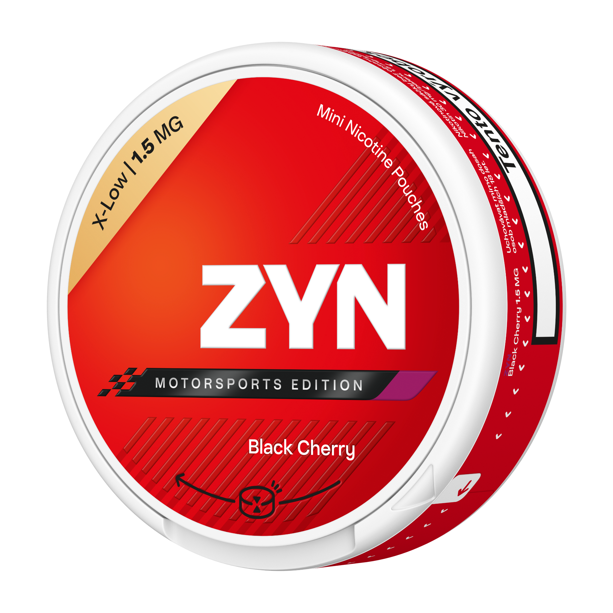 ZYN BLACK CHERRY 1.5 MG - MOTORSPORTS EDICE (krabička) (Zyn Black Cherry)