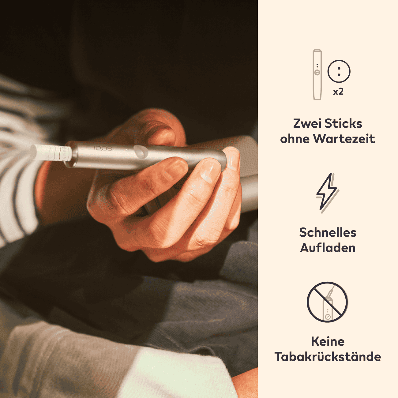 IQOS ILUMA PRIME Kit Golden Khaki (Golden Khaki)