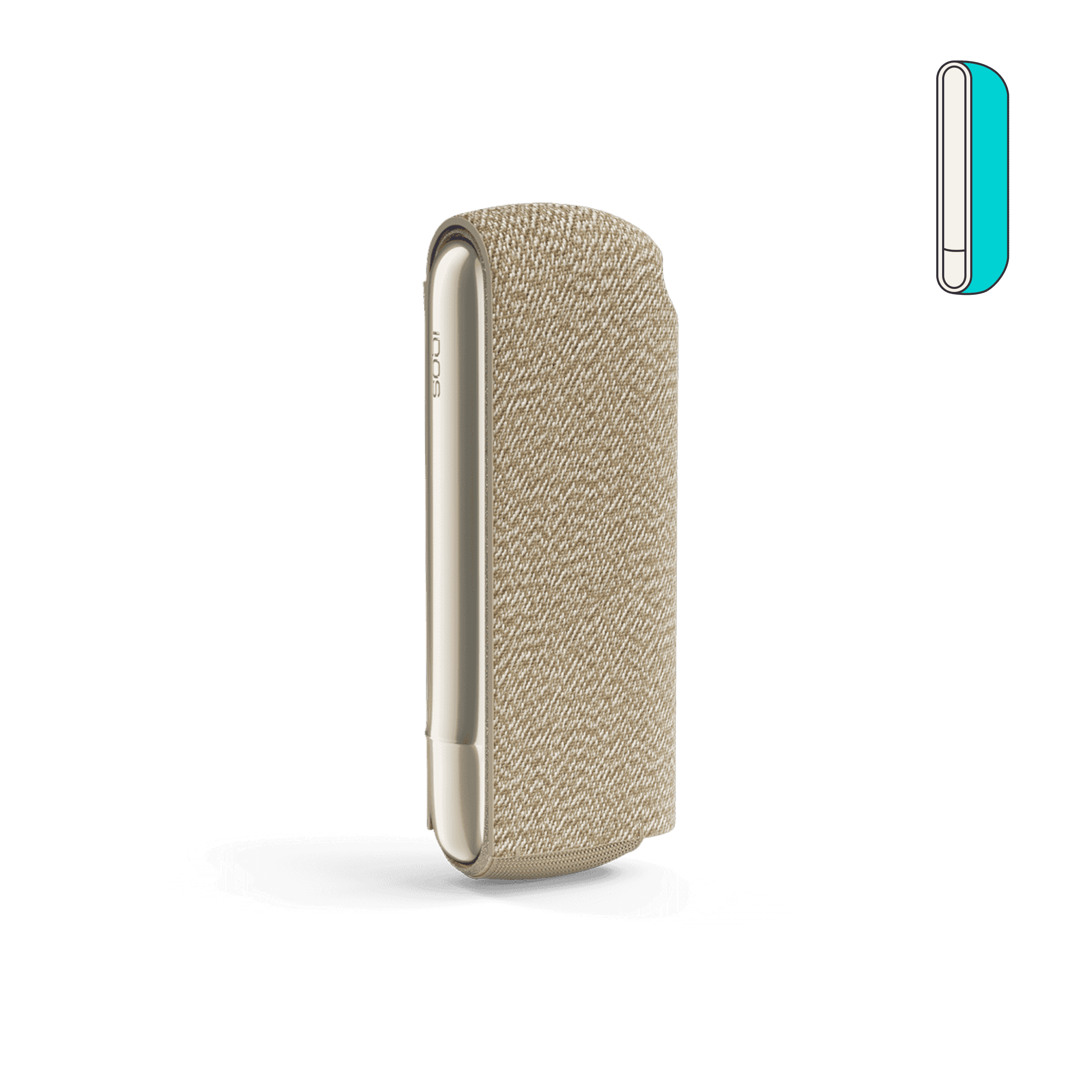 IQOS ILUMA Stoffhülle Khaki (Khaki)