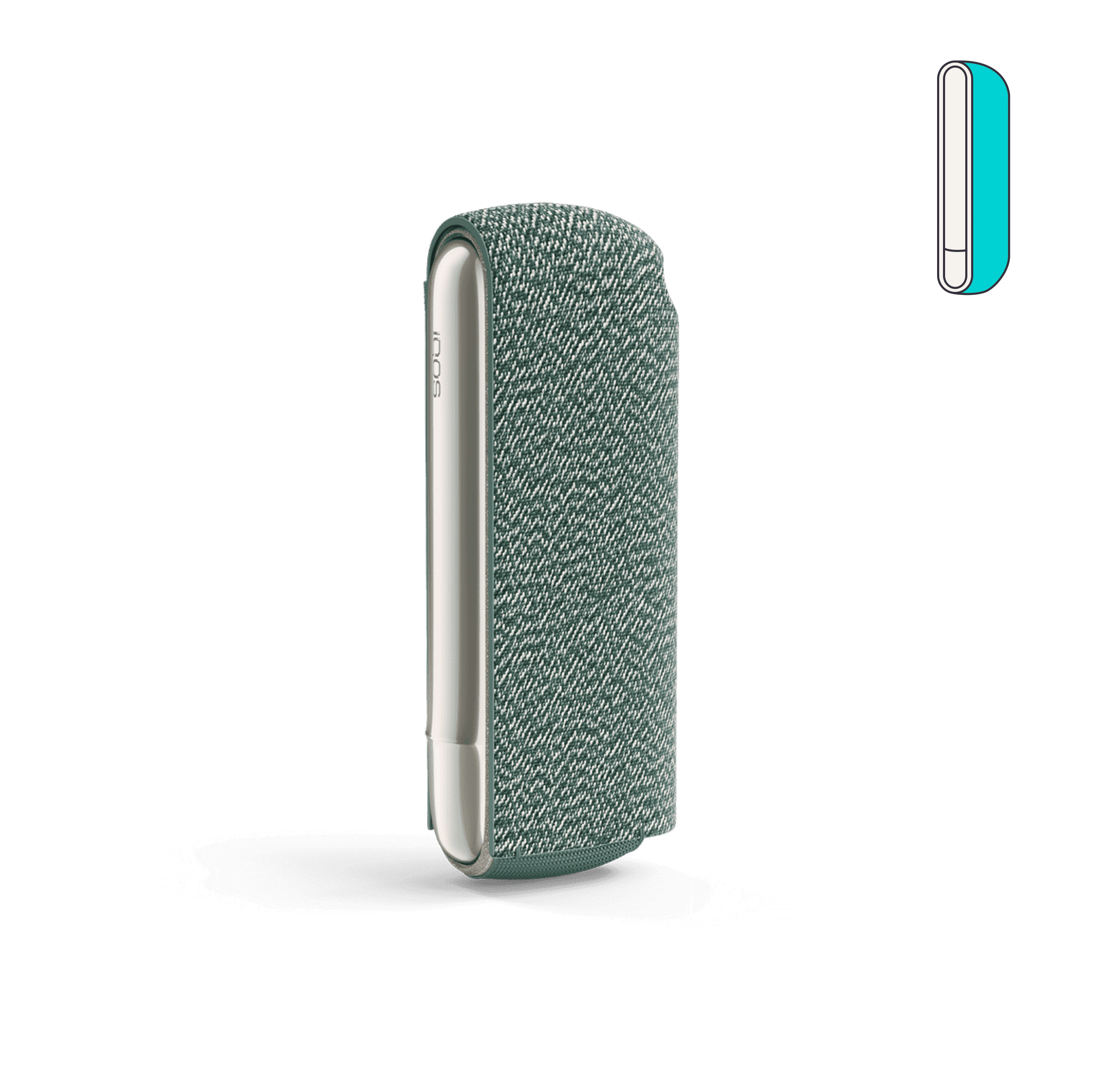 IQOS ILUMA Stoffhülle Dark Green (Dark Green)