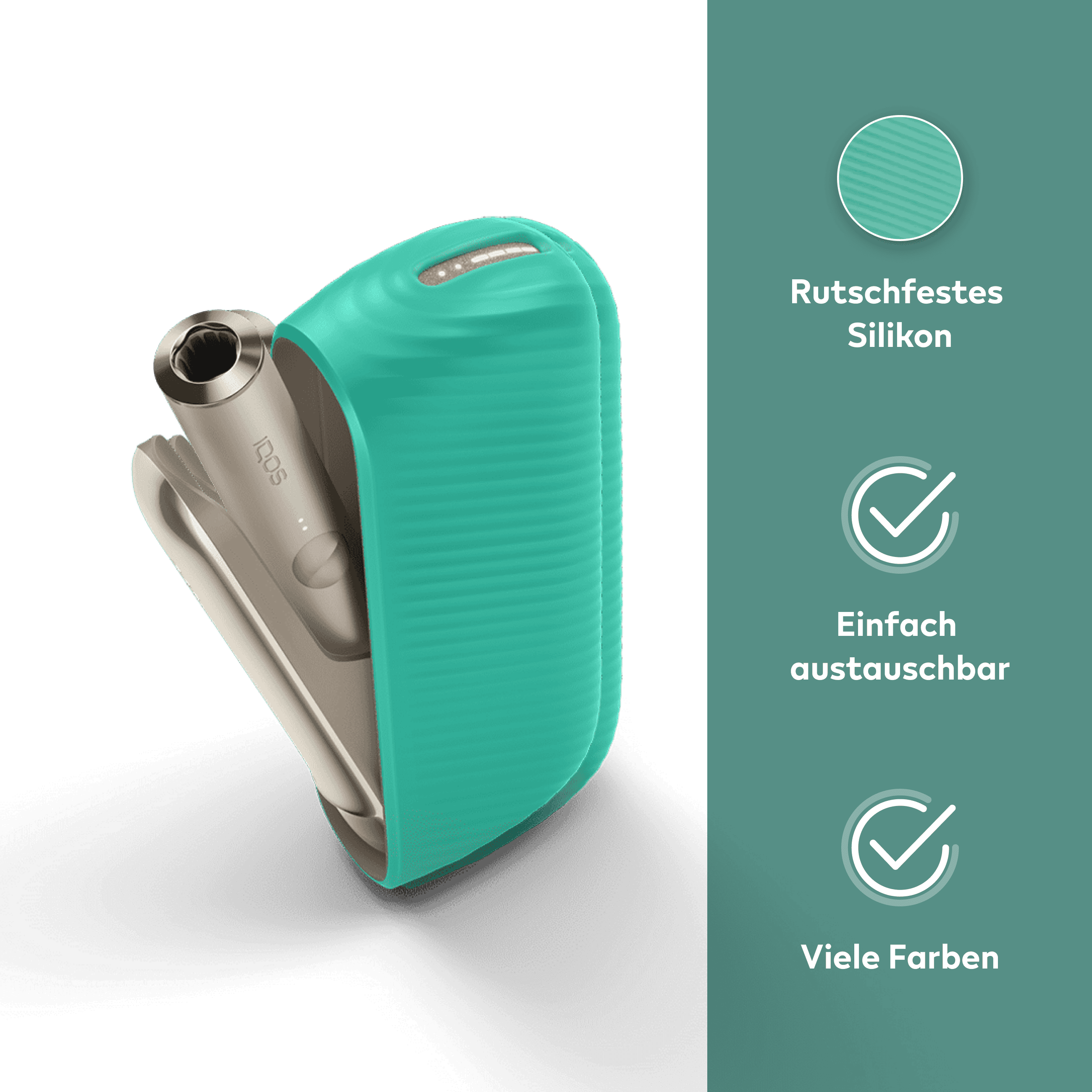 IQOS ILUMA Silikonhülle Tinted Teal (Tinted Teal)