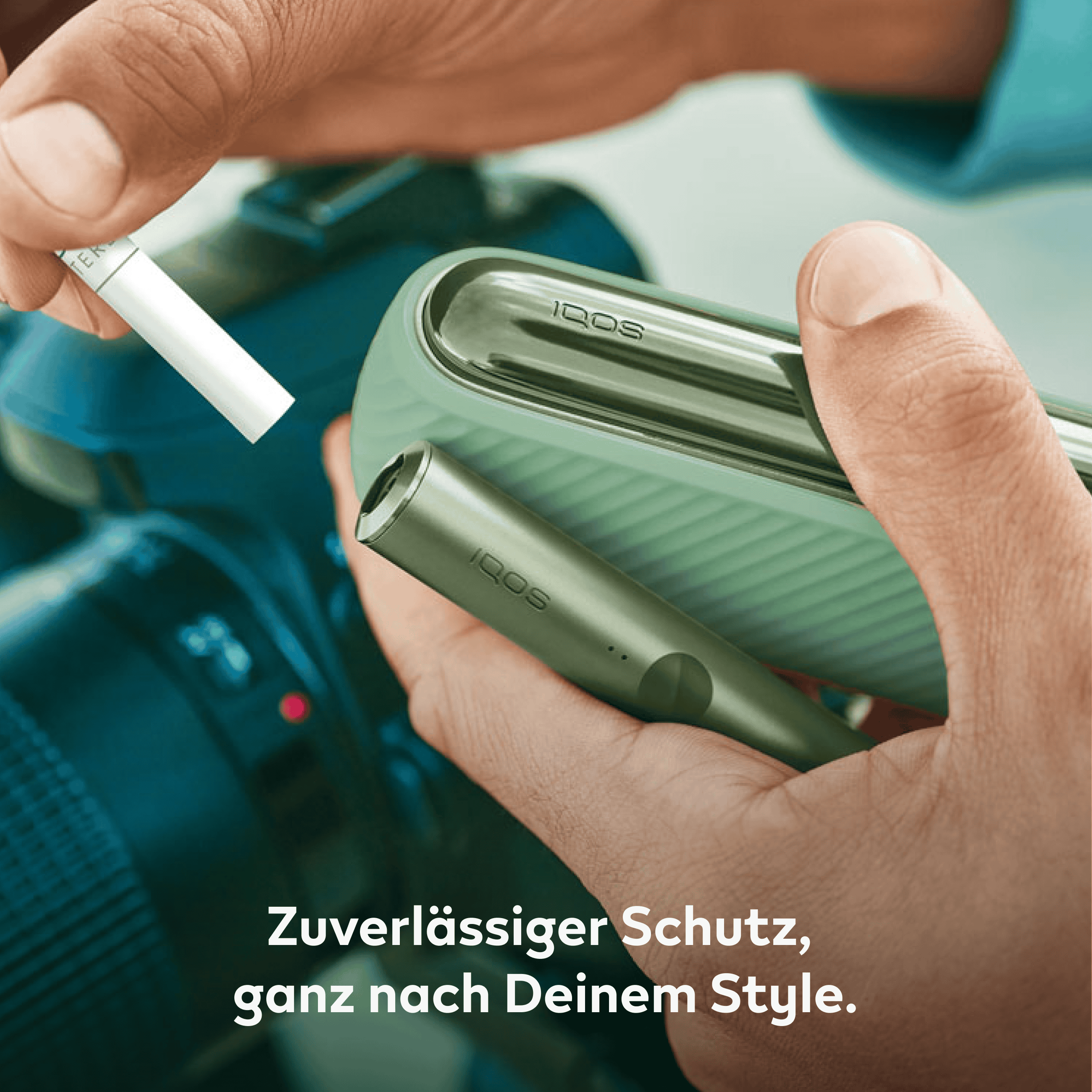 IQOS ILUMA Silikonhülle Tinted Teal (Tinted Teal)