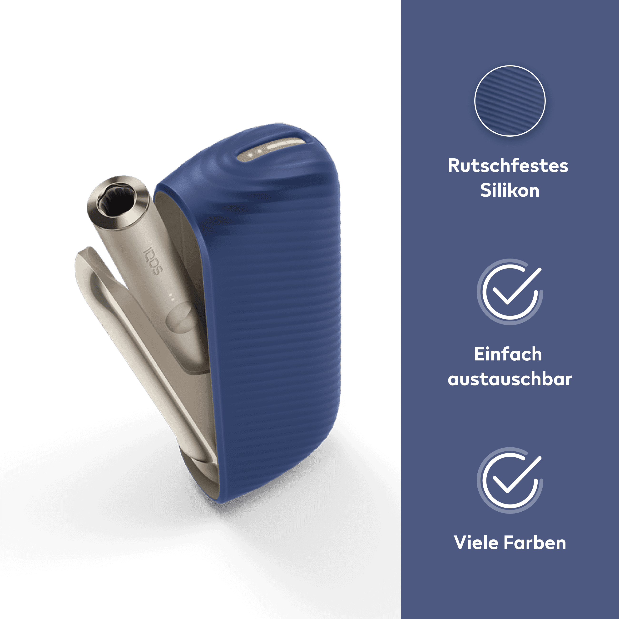 IQOS ILUMA Silikonhülle New Indigo (New Indigo)