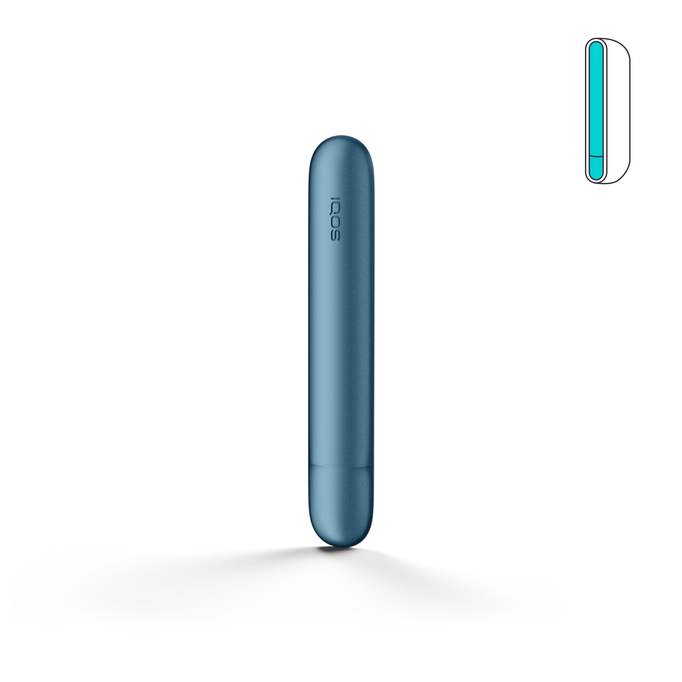 IQOS ILUMA Aluminium Klappen-Cover Azure Blue (Azure Blue)
