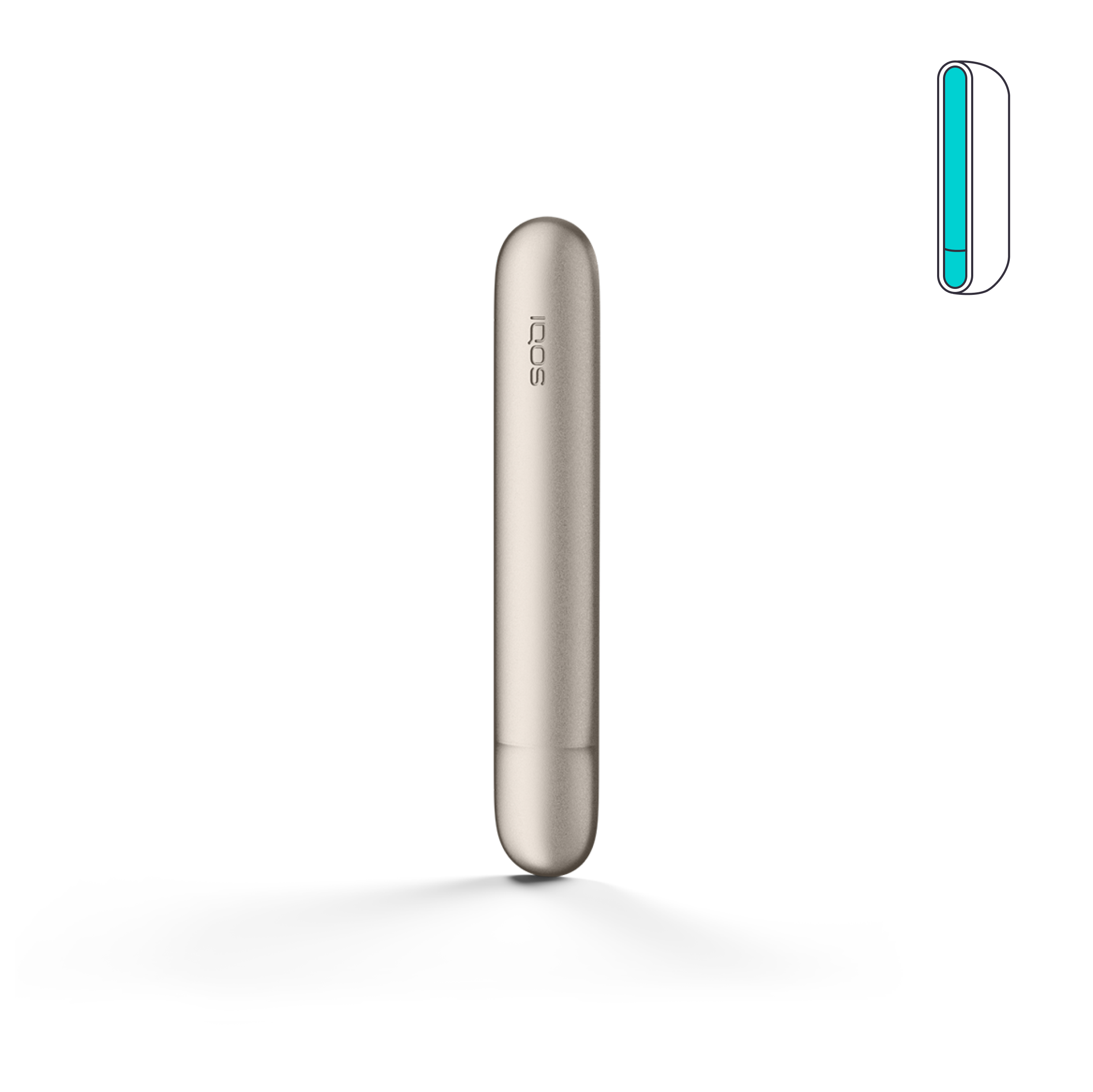 IQOS ILUMA Aluminium Klappen-Cover Pebble Beige (Pebble Beige)
