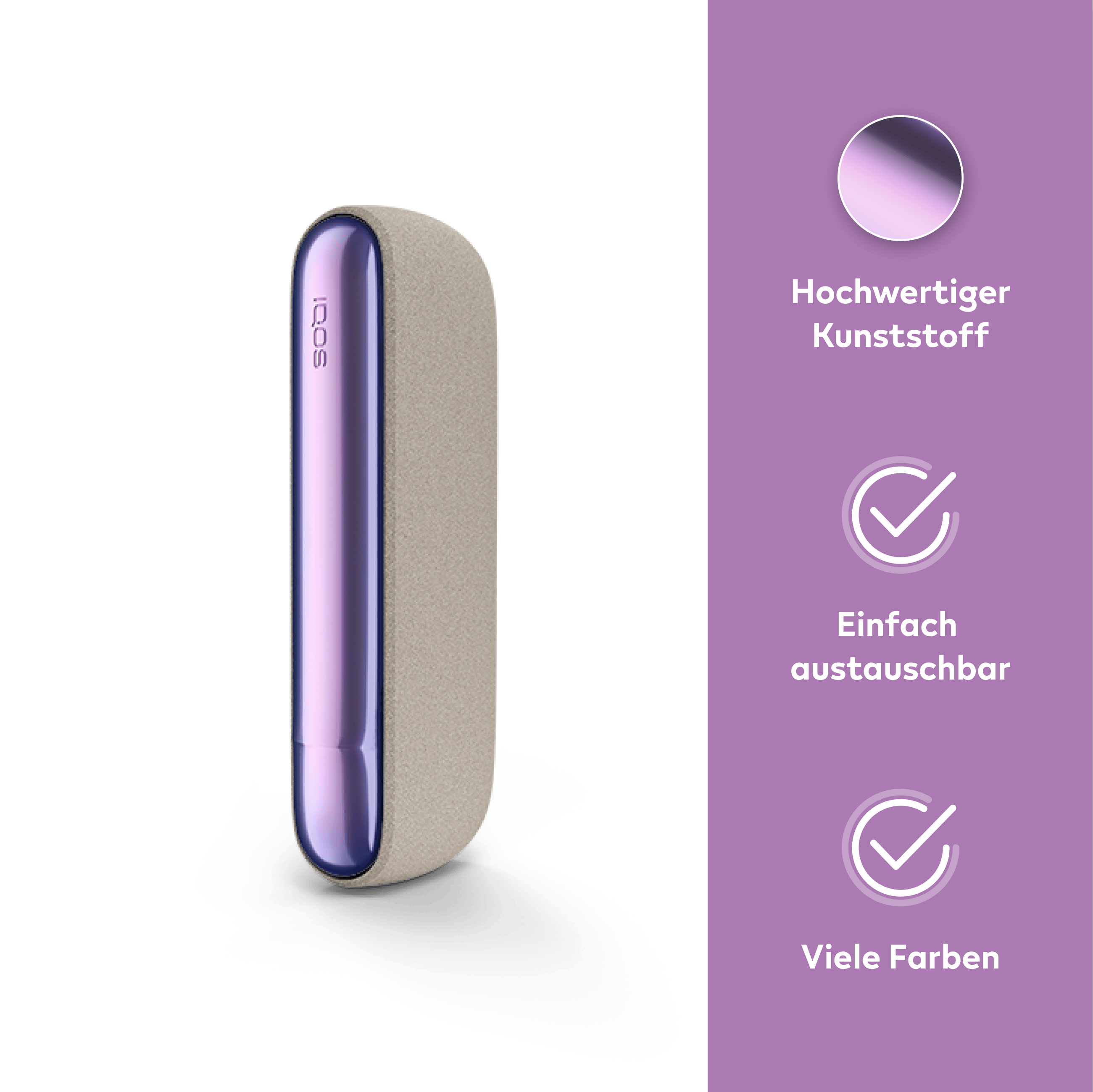 IQOS ILUMA Klappen-Cover Purple Plume (Purple Plume)