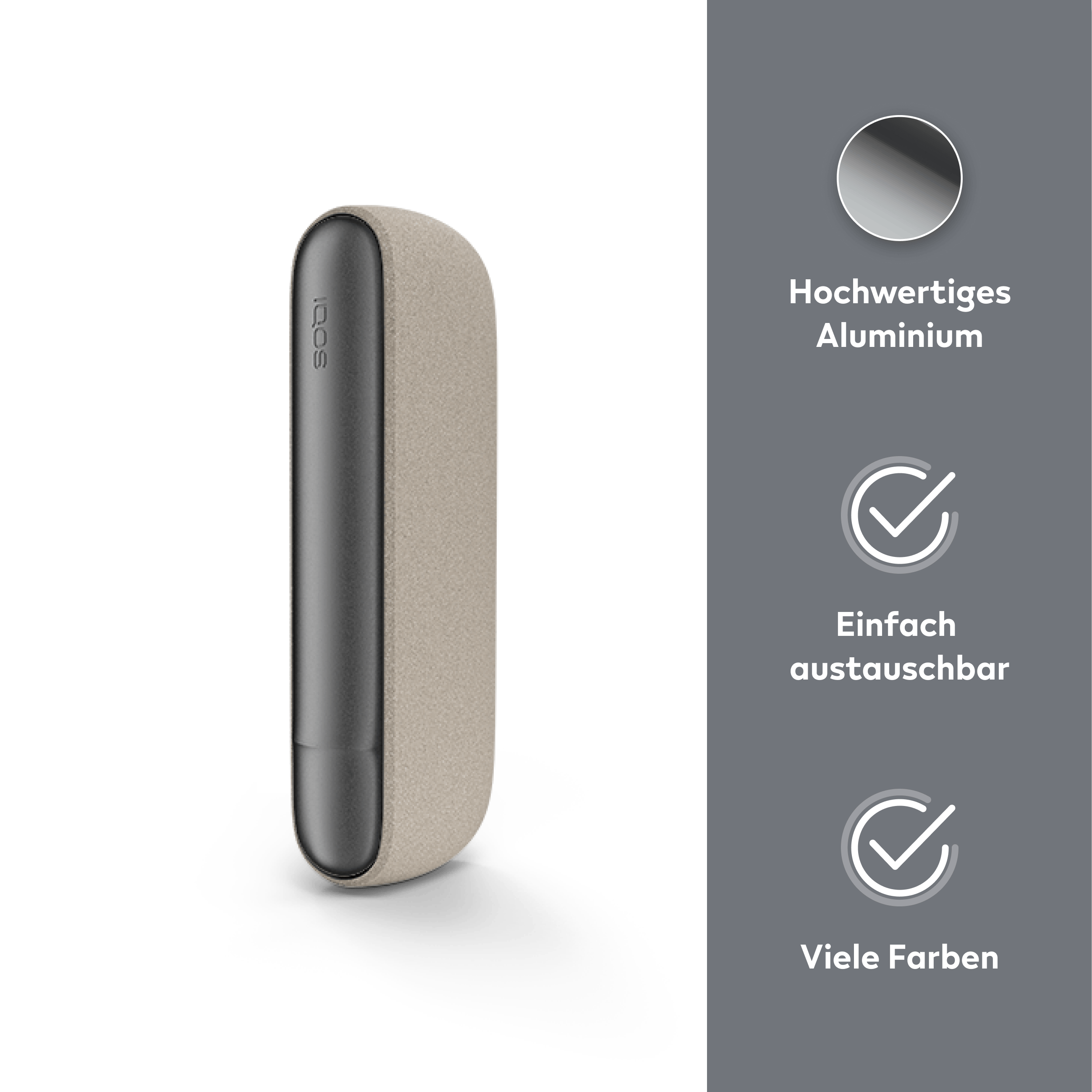 IQOS ILUMA Klappen-Cover Pebble Grey (Pebble Grey)