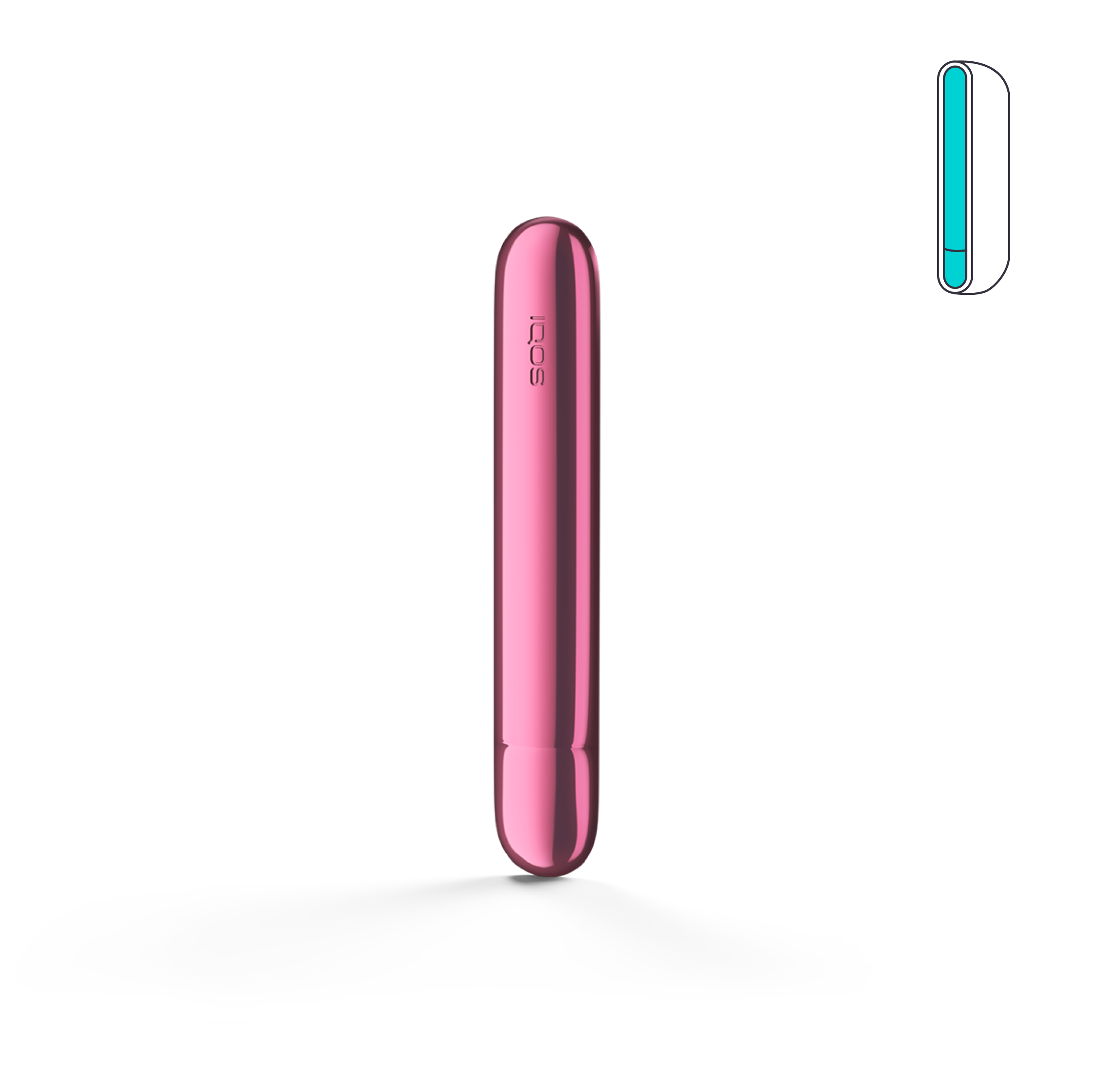 IQOS ILUMA Klappen-Cover Sunset Red (Sunset Red)