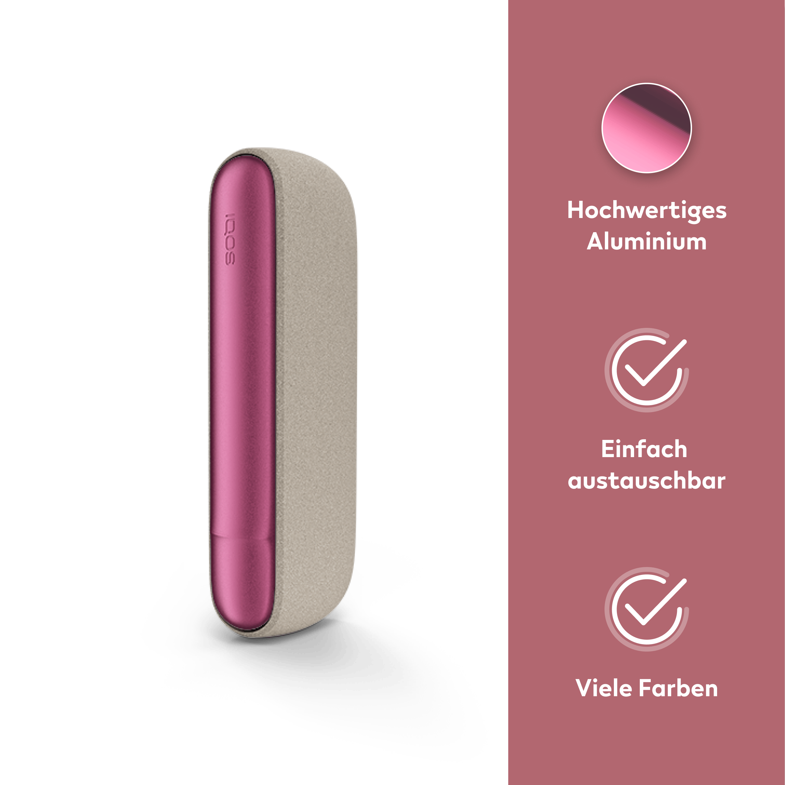 IQOS ILUMA Klappen-Cover Sunset Red (Sunset Red)