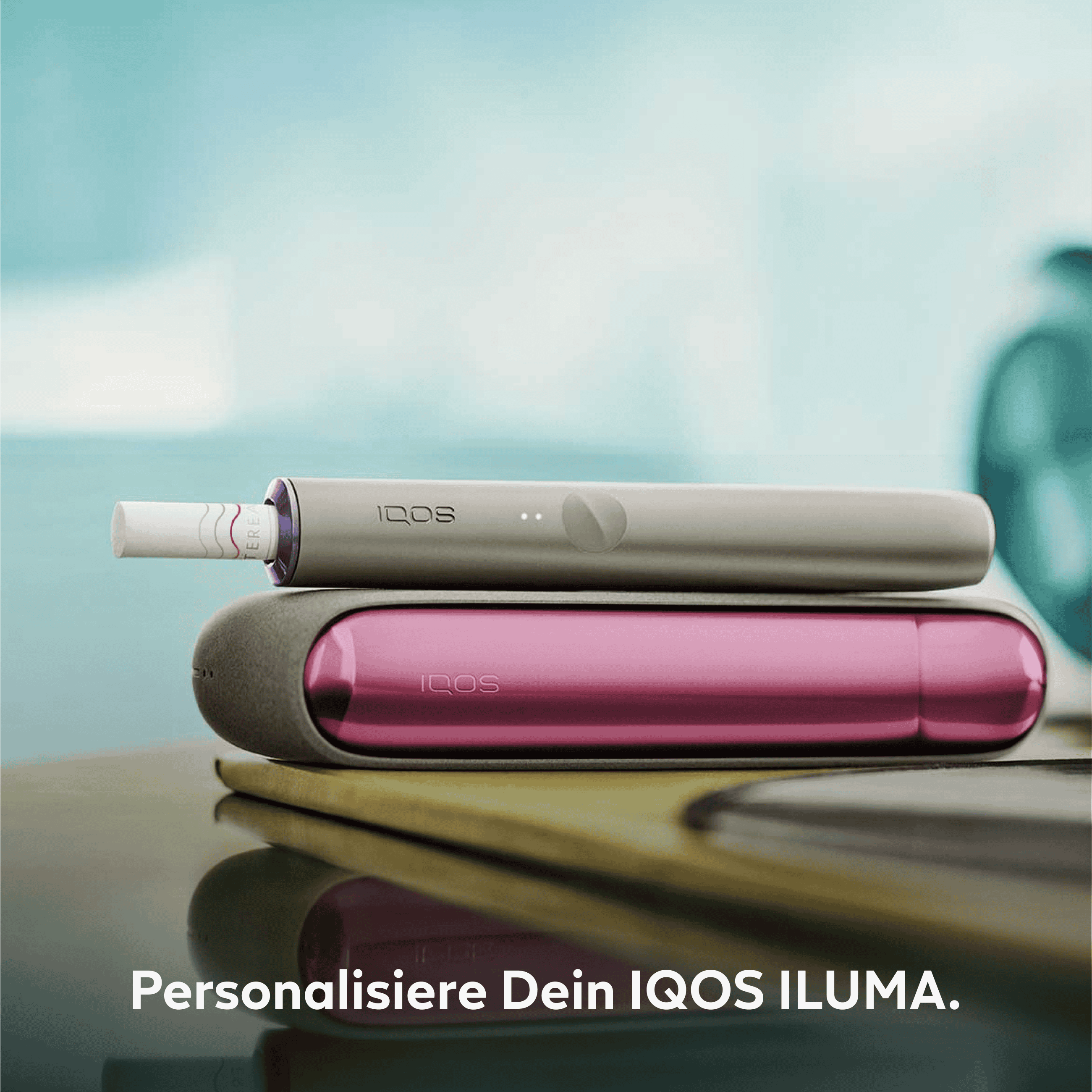 IQOS ILUMA Klappen-Cover Sunset Red (Sunset Red)