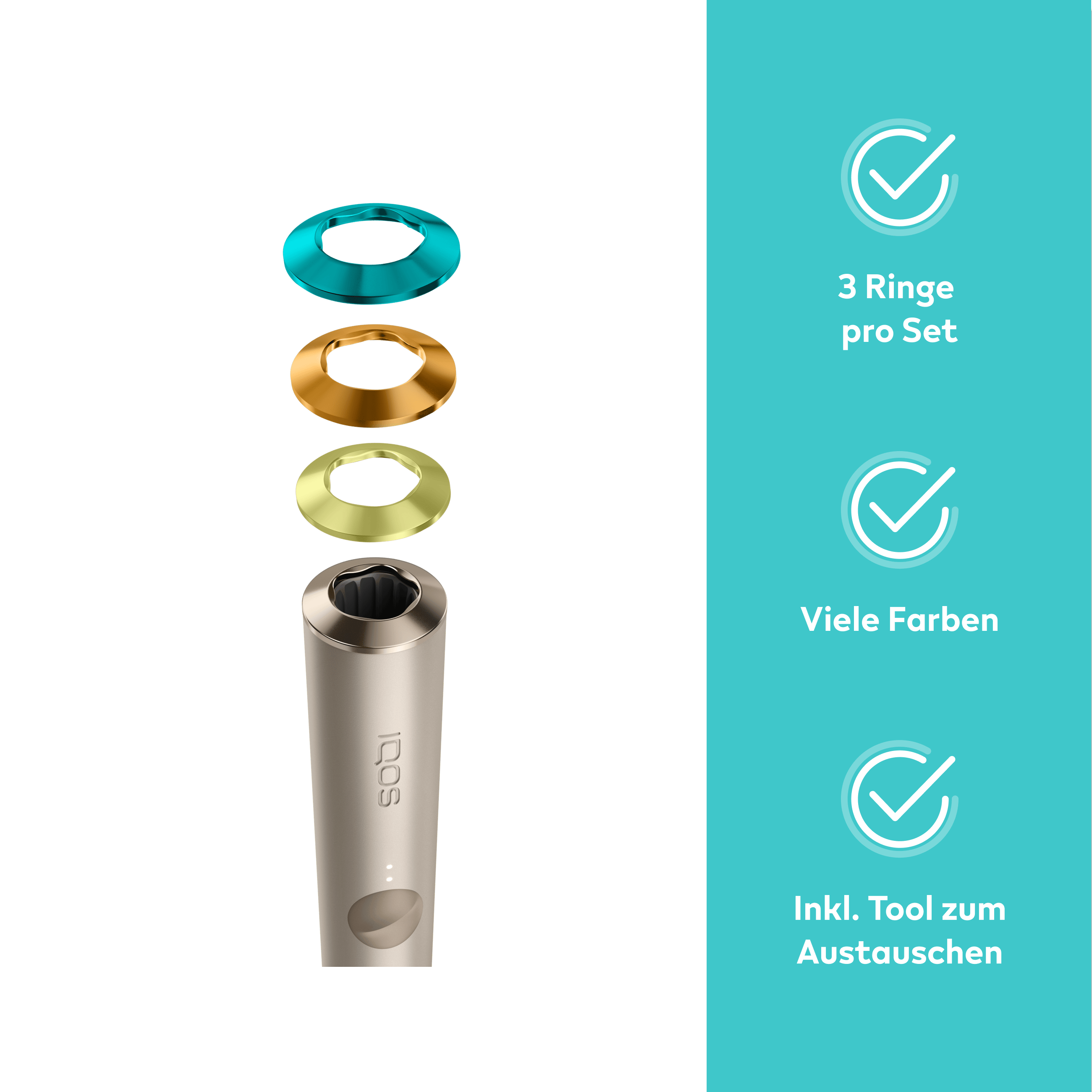 IQOS ILUMA & ILUMA PRIME Ring Set Energized (Multiple Colors)