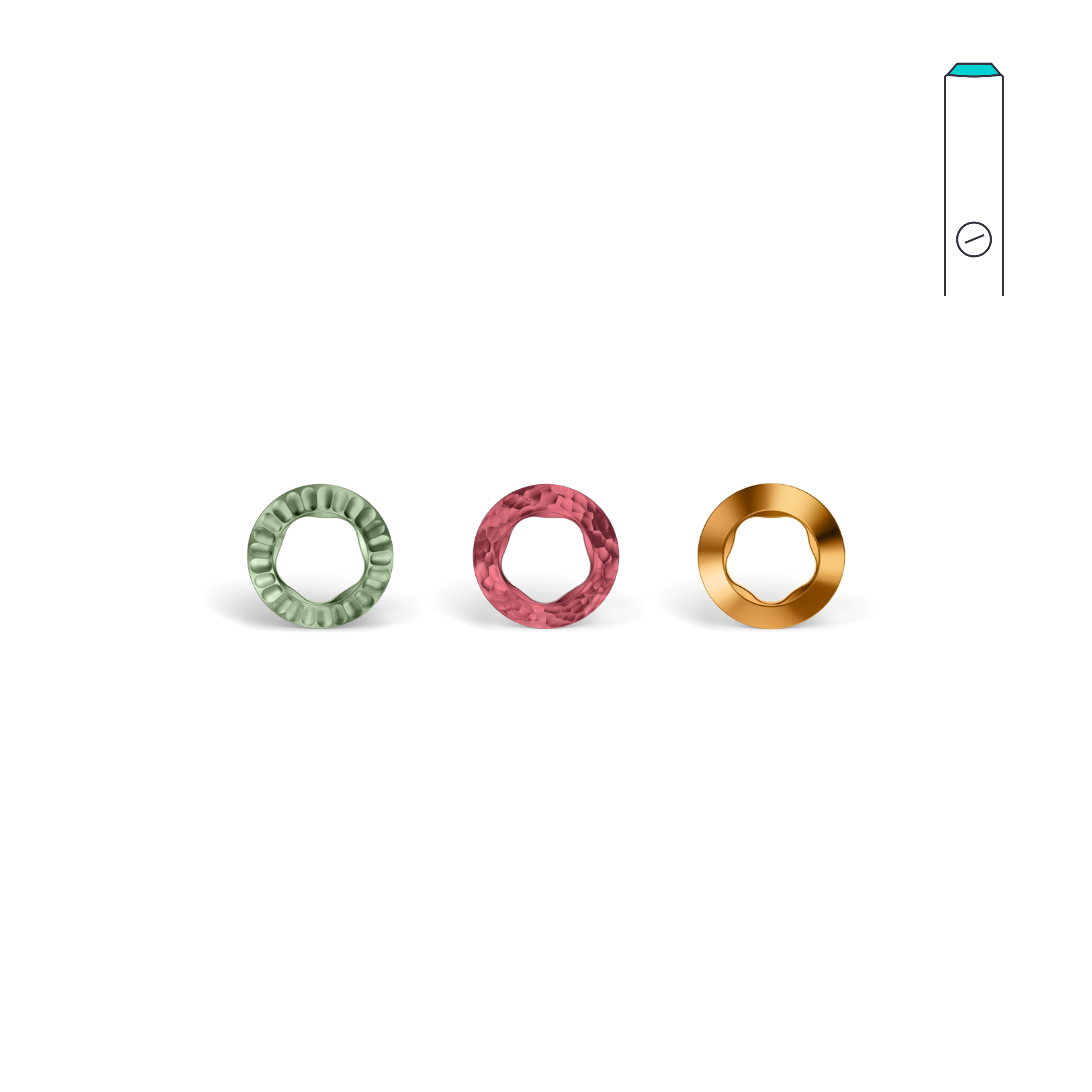 IQOS ILUMA & ILUMA PRIME Premium Ring Set Exhilarate (Multiple Colors)