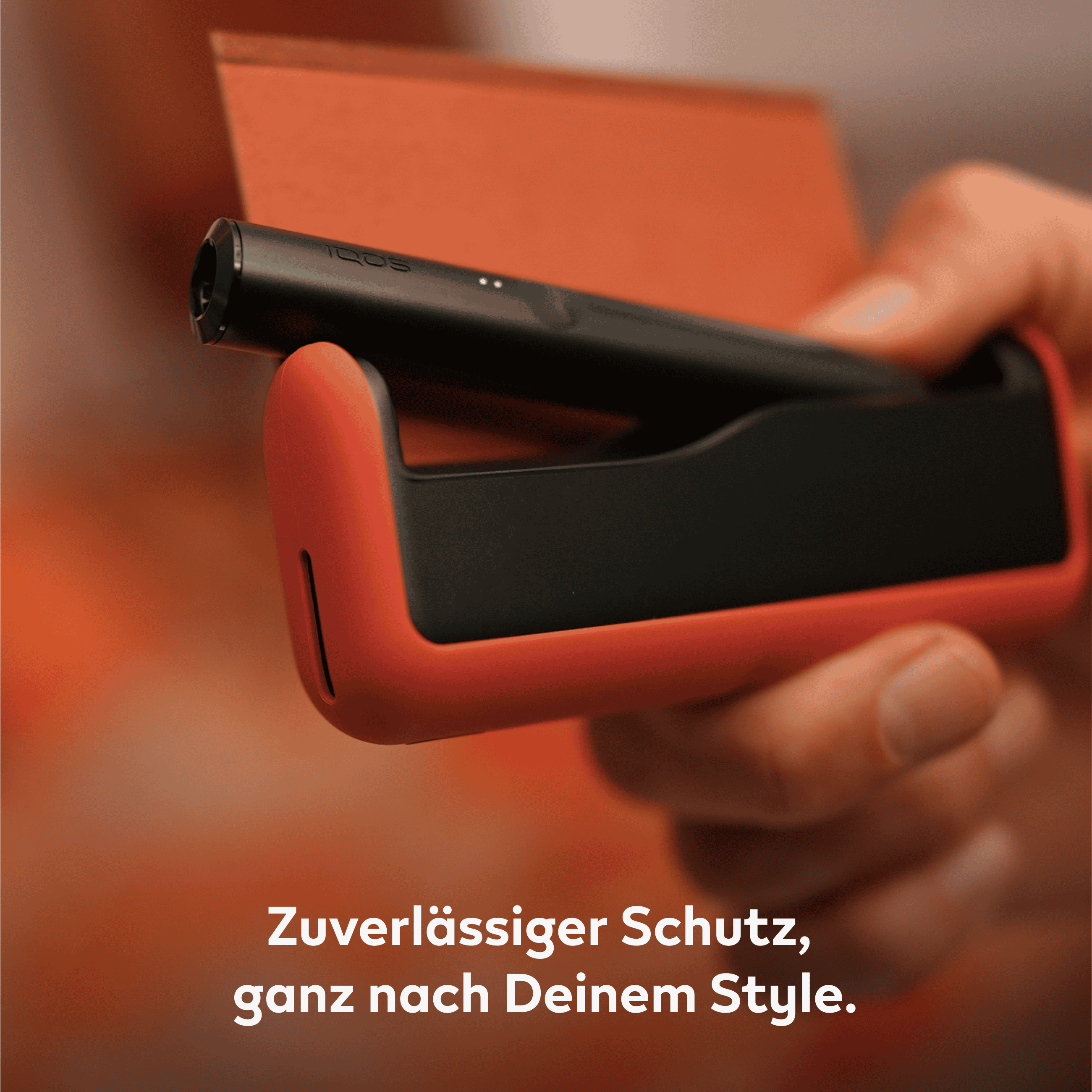 IQOS ILUMA PRIME Silikonhülle Bright Coral (Bright Coral)