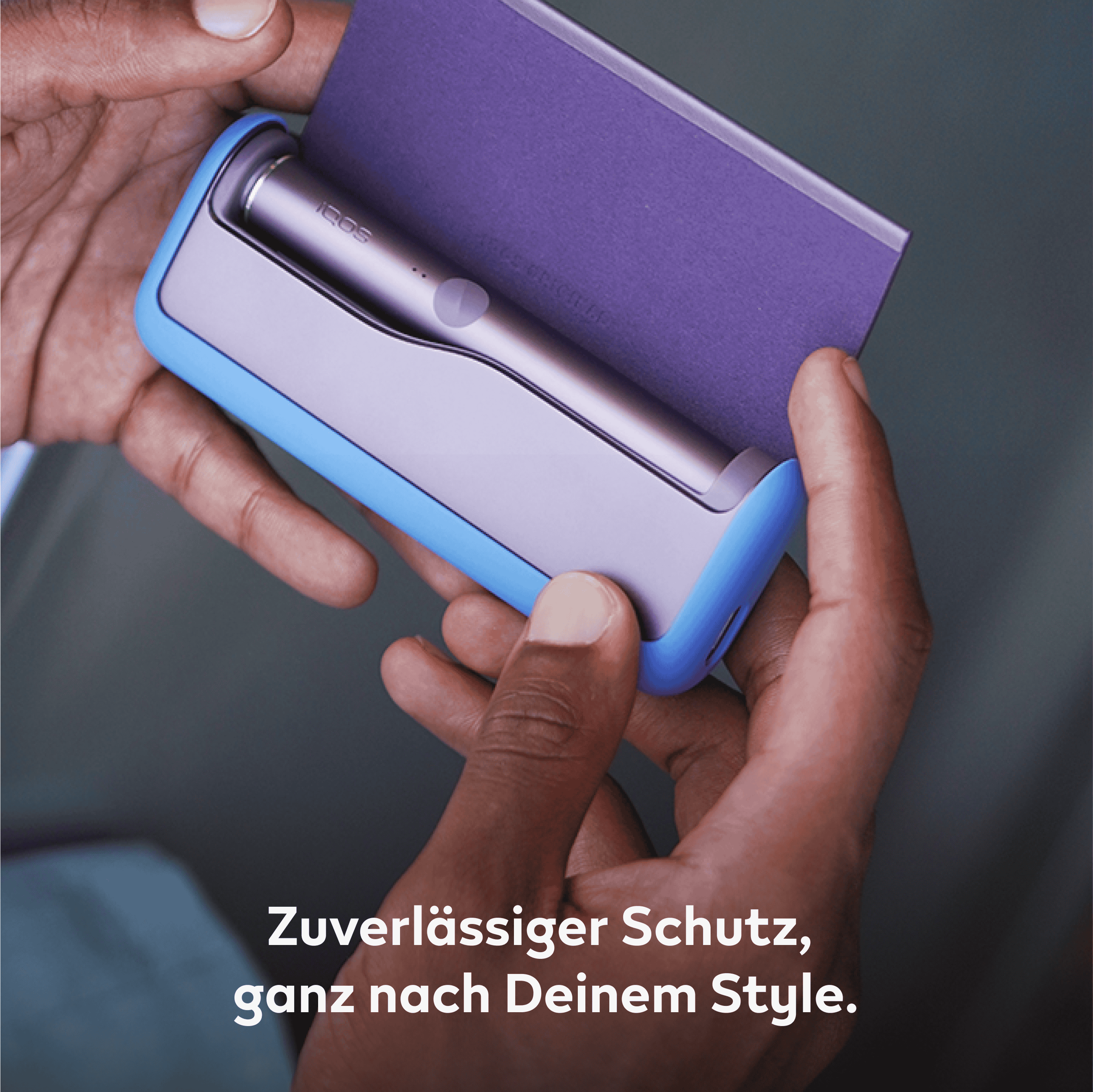 IQOS ILUMA PRIME Silikonhülle Lake Blue (Lake Blue)