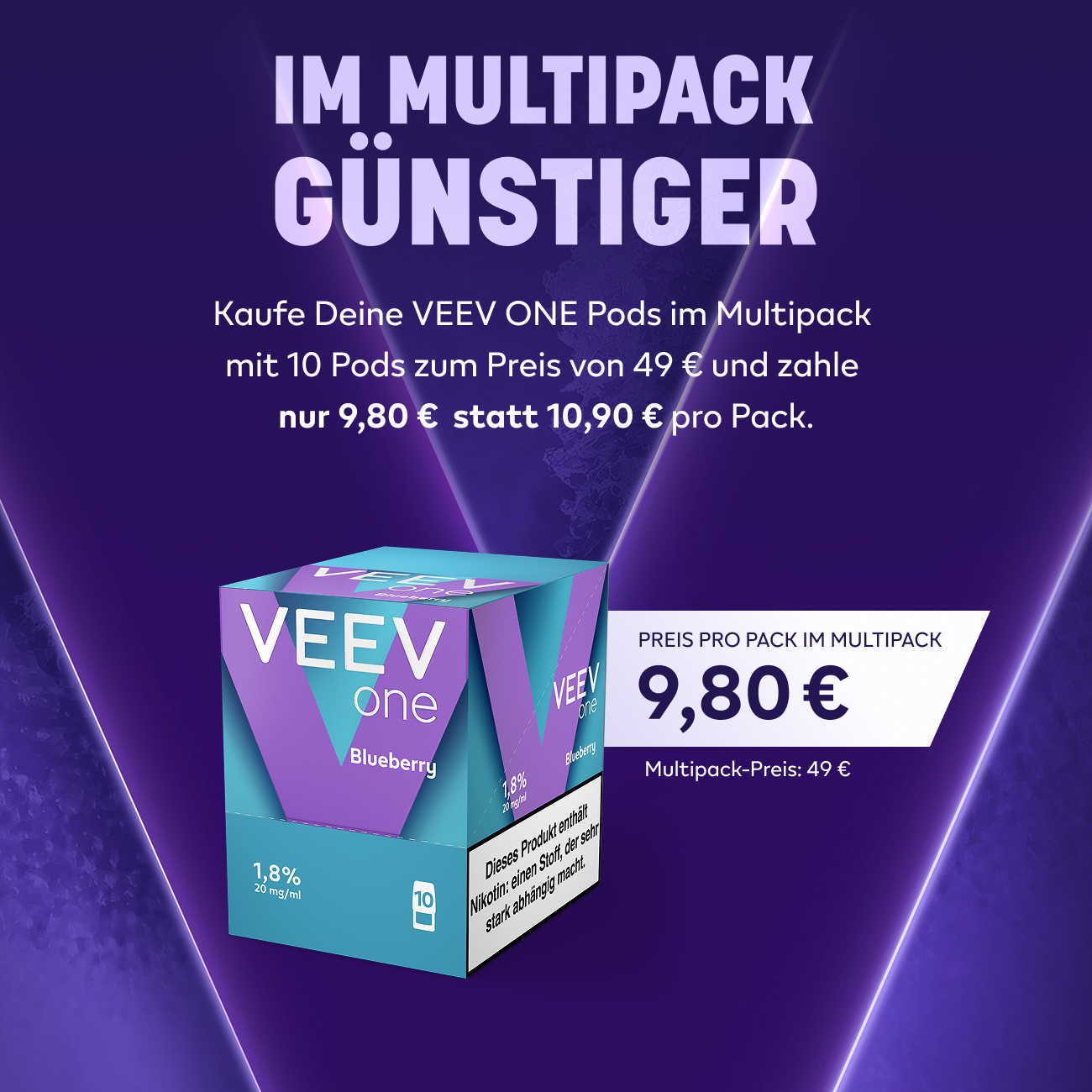 VEEV ONE Pods Blueberry (Pack)