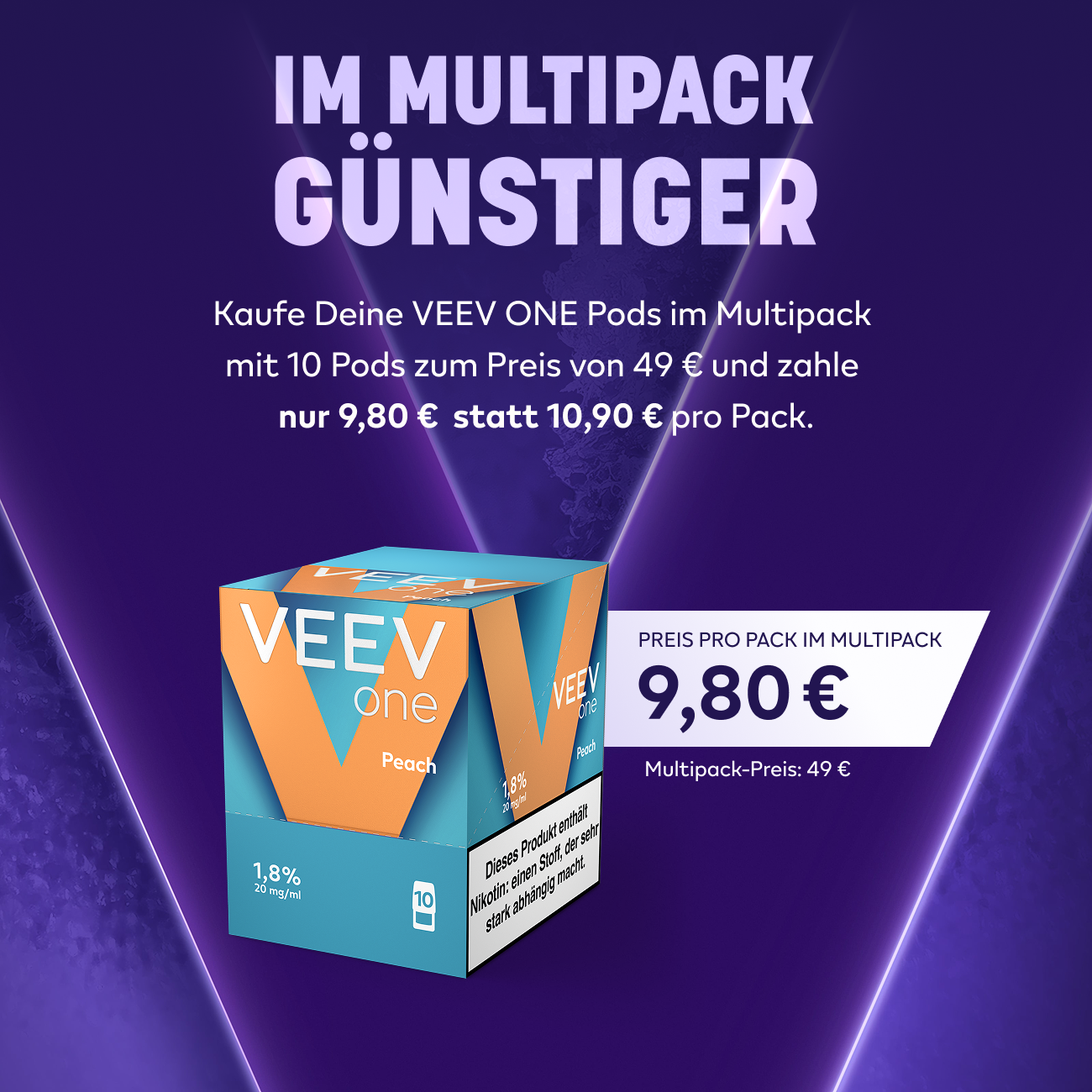 veev pods kaufen Veev One Clear Taste Pods Kaufen Deutschland VEEV One Pods VEEV ONE X  Prefilled Pods main image 1