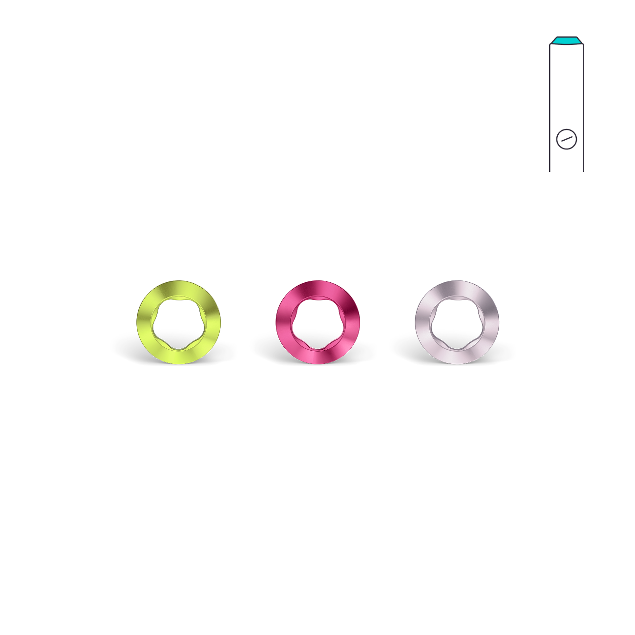 IQOS ILUMA i & ILUMA i PRIME Shimmering Shades Ring Set (Shimmering Shades)