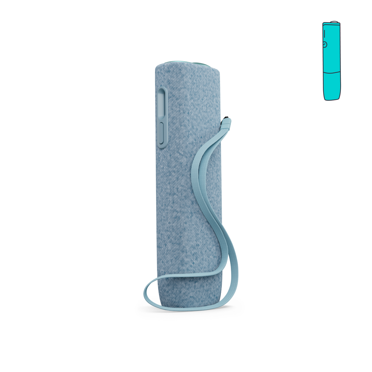 IQOS ILUMA i ONE Stoffhülle Serene Blue (Serene Blue)