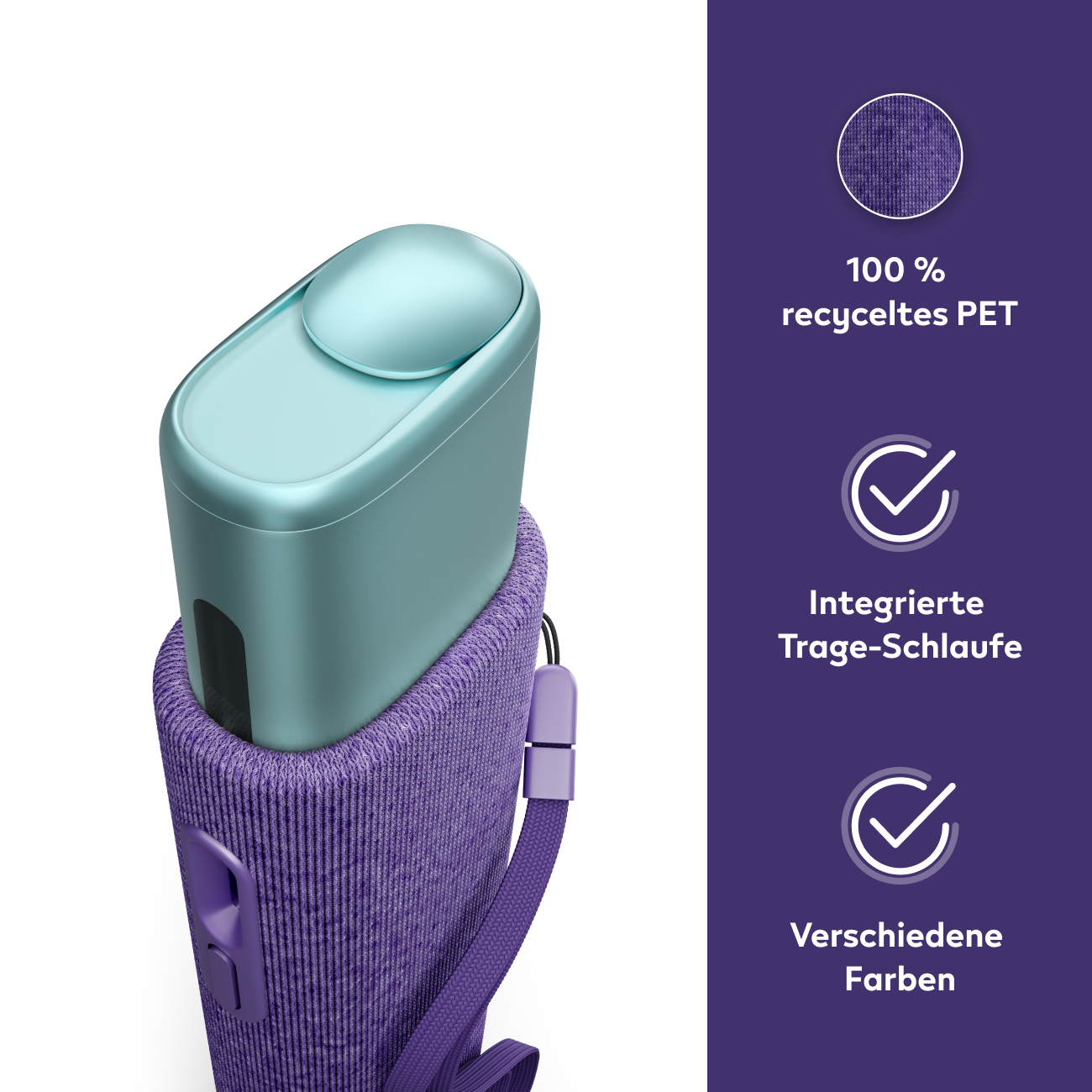 IQOS ILUMA i ONE Stoffhülle Majestic Purple (Majestic Purple)