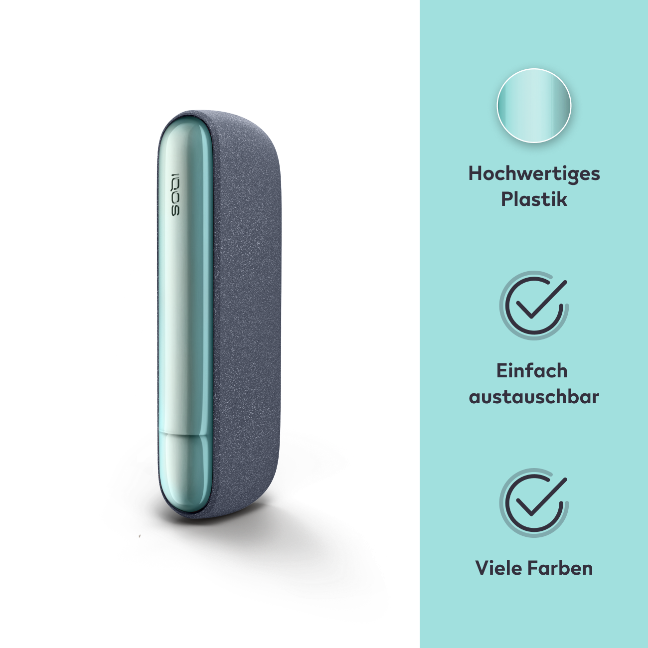 IQOS ILUMA i Iridescent Klappen-Cover Vivid Blue (Vivid Blue)