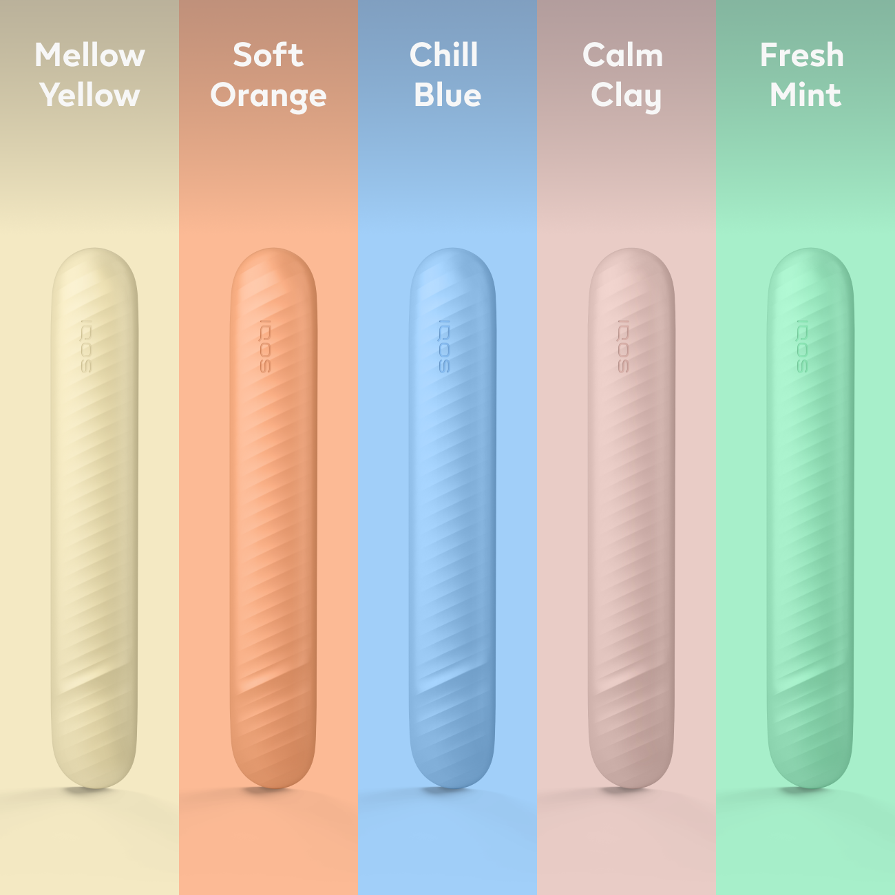 IQOS ILUMA i SoftTex Door Soft Orange  (Soft Orange)