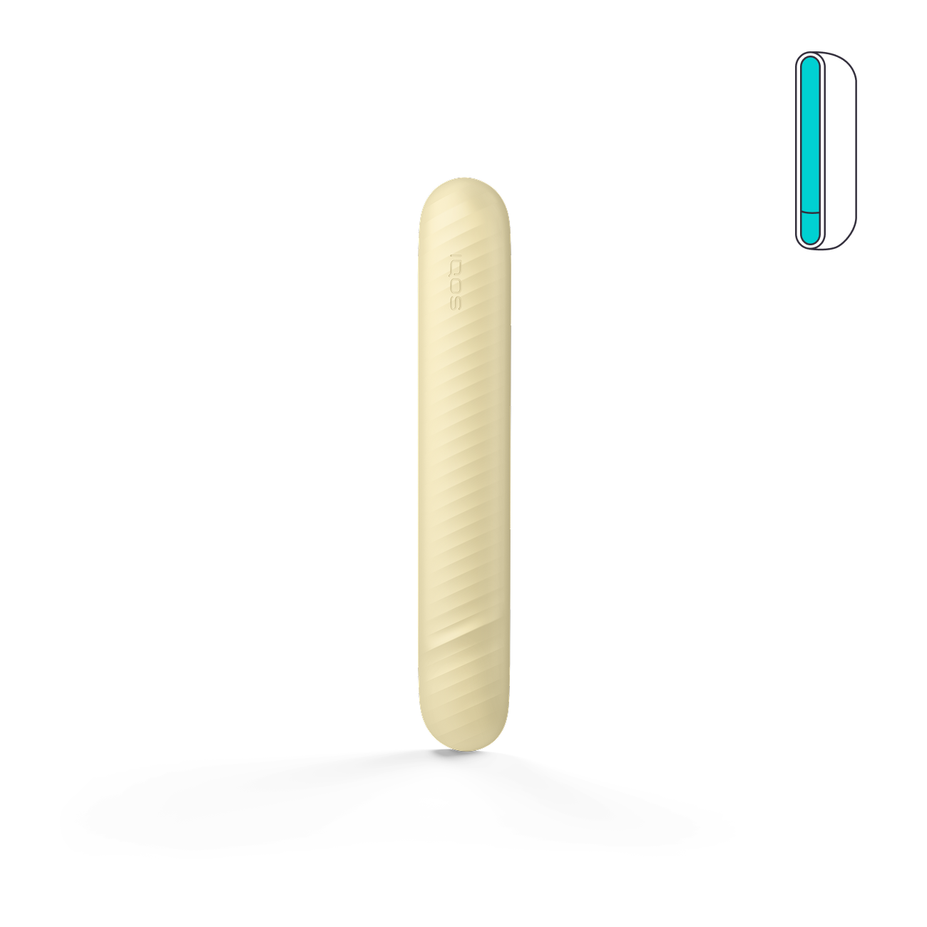 IQOS ILUMA i SoftTex Klappen-Cover Mellow Yellow (Mellow Yellow)