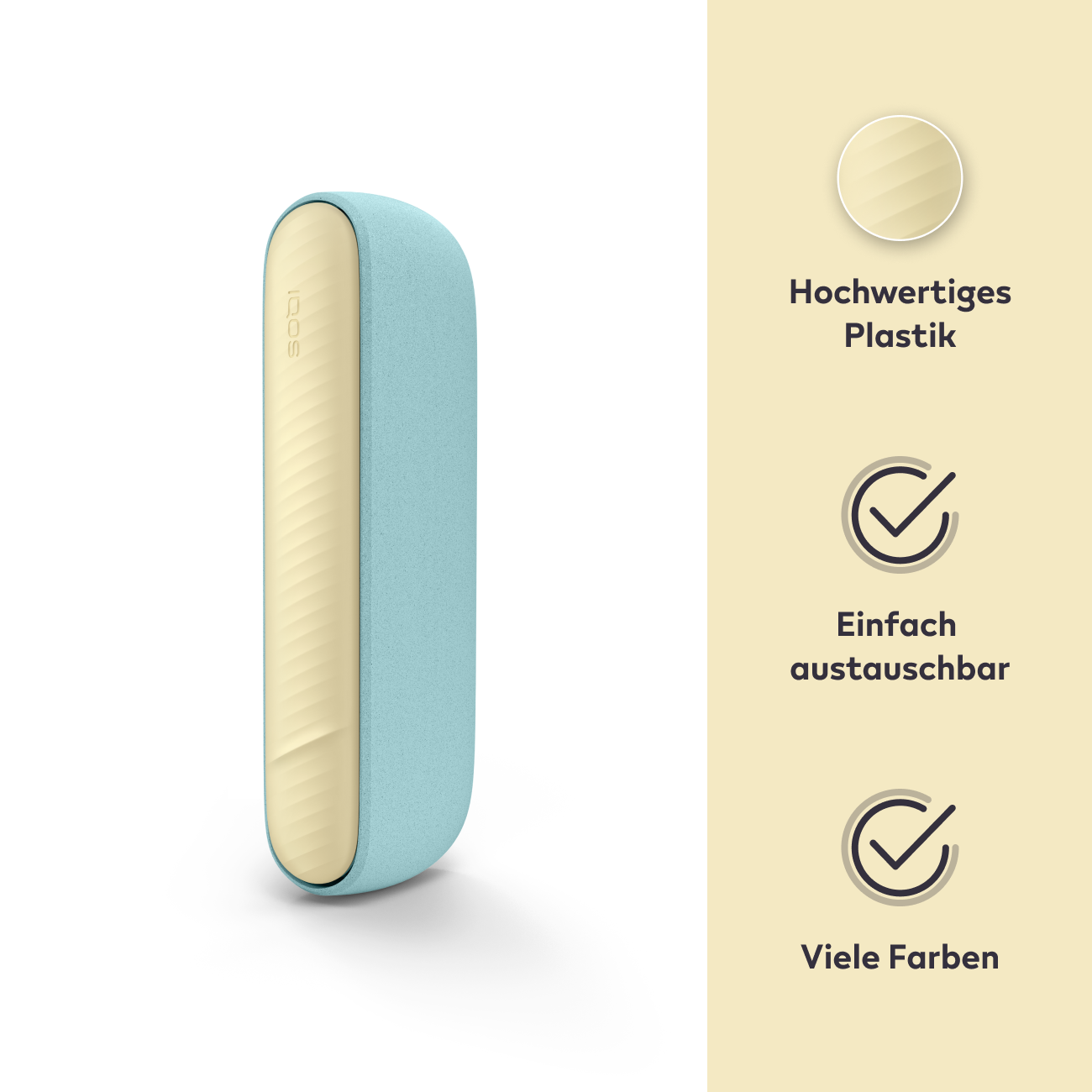 IQOS ILUMA i SoftTex Klappen-Cover Mellow Yellow (Mellow Yellow)