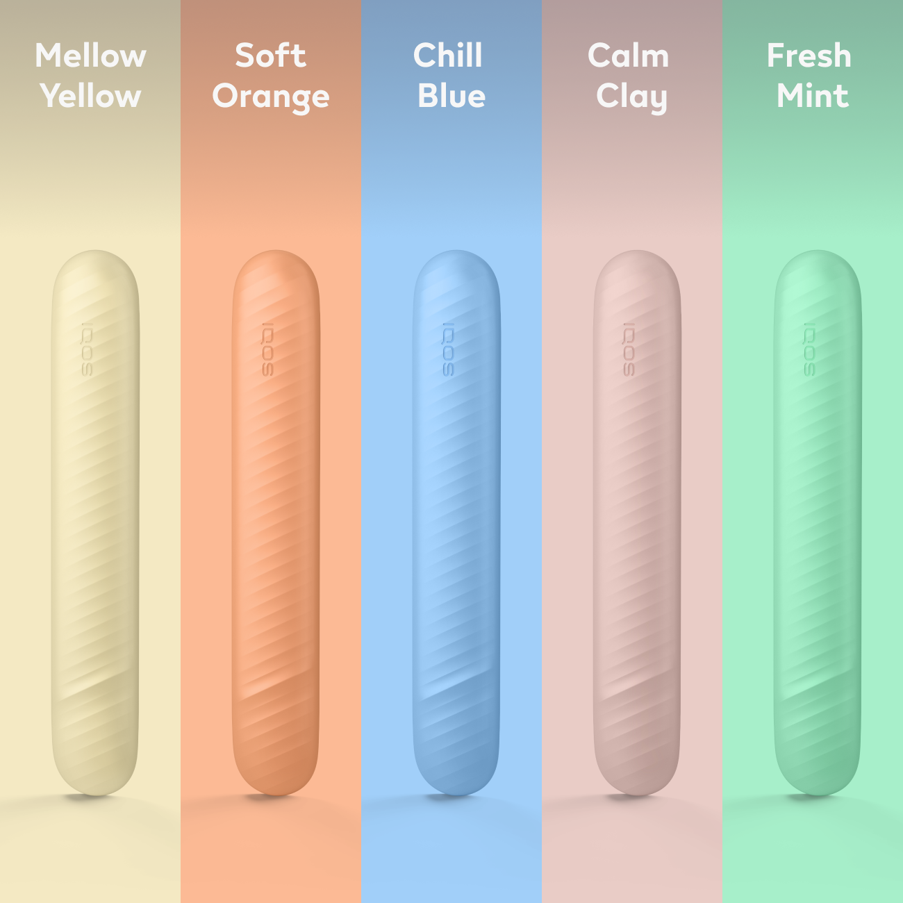 IQOS ILUMA i SoftTex Klappen-Cover Mellow Yellow (Mellow Yellow)