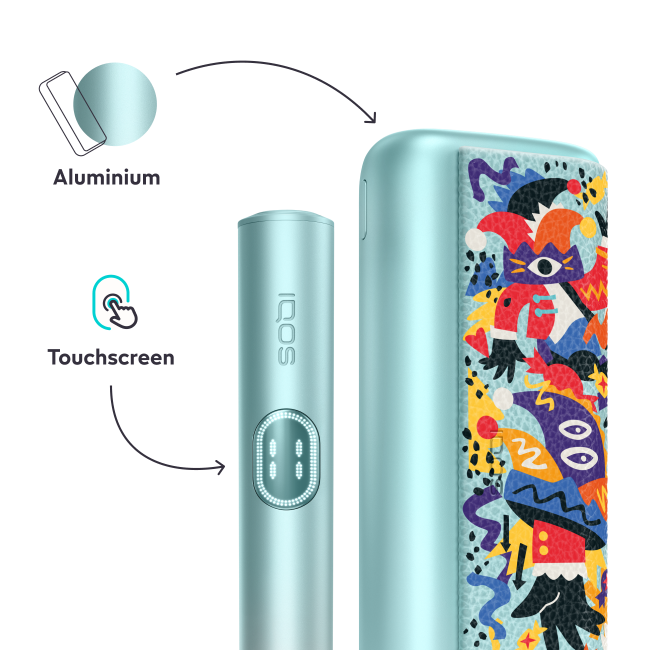 IQOS ILUMA i PRIME Karneval Edition 2026 (Iluma I Breeze Blue)