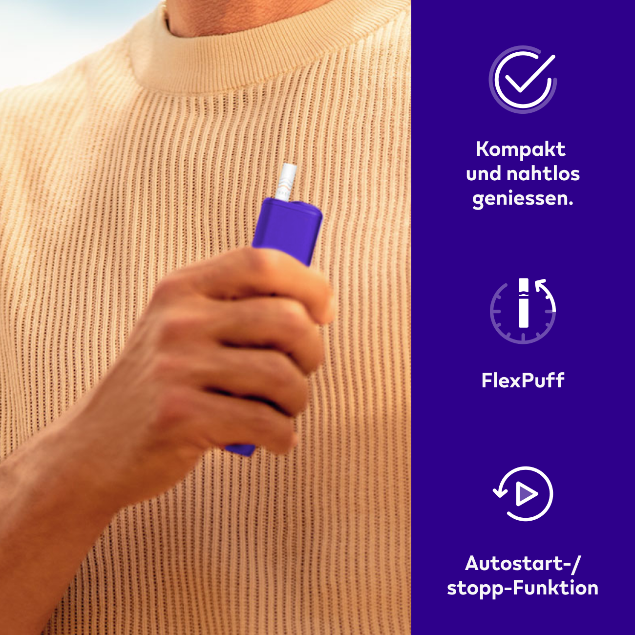 IQOS ILUMA i One Kit Electric Purple (IQOS Electric Purple)