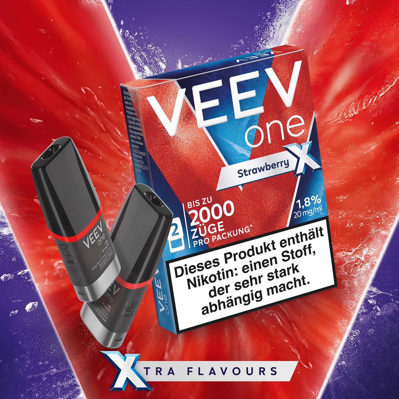 VEEV ONE Pods Strawberry X (Strawberry X)